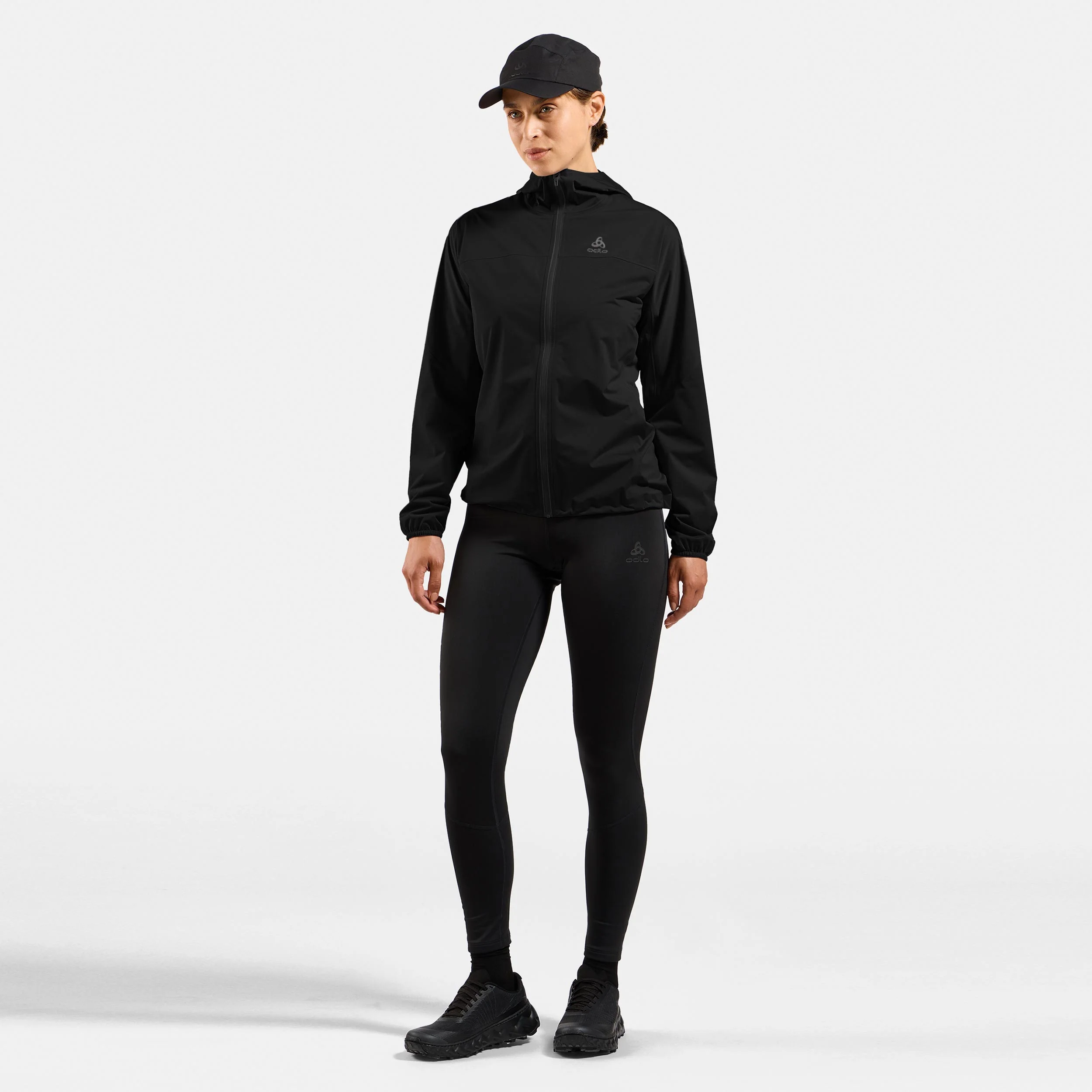X-Alp Waterproof Laufjacke Damen-schwarz - Image 9