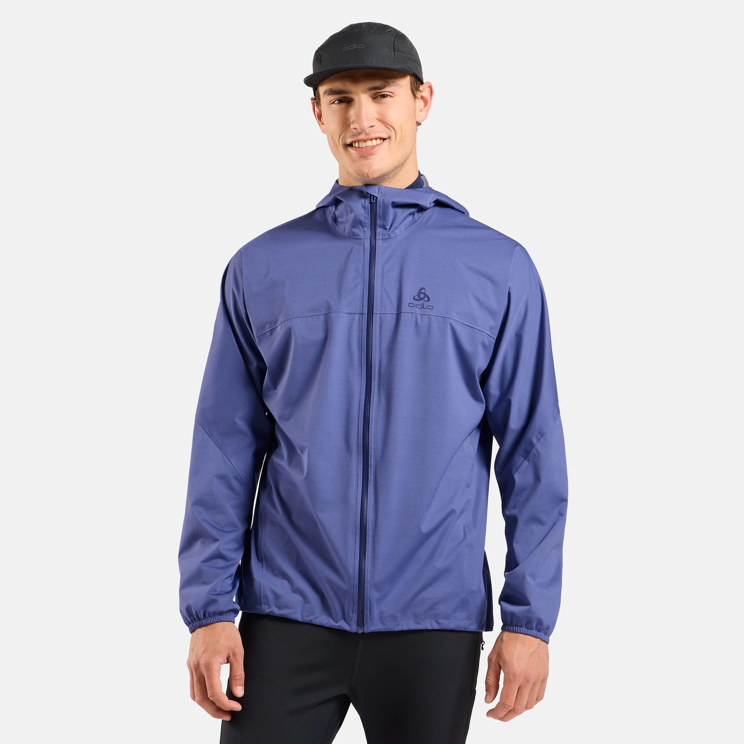 X-Alp Waterproof Laufjacke Herren-blau - Image 3