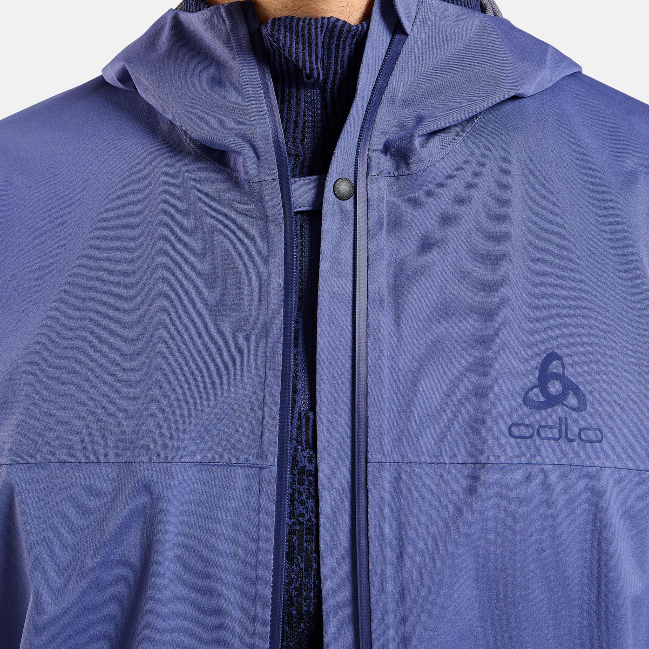 X-Alp Waterproof Laufjacke Herren-blau - Image 5
