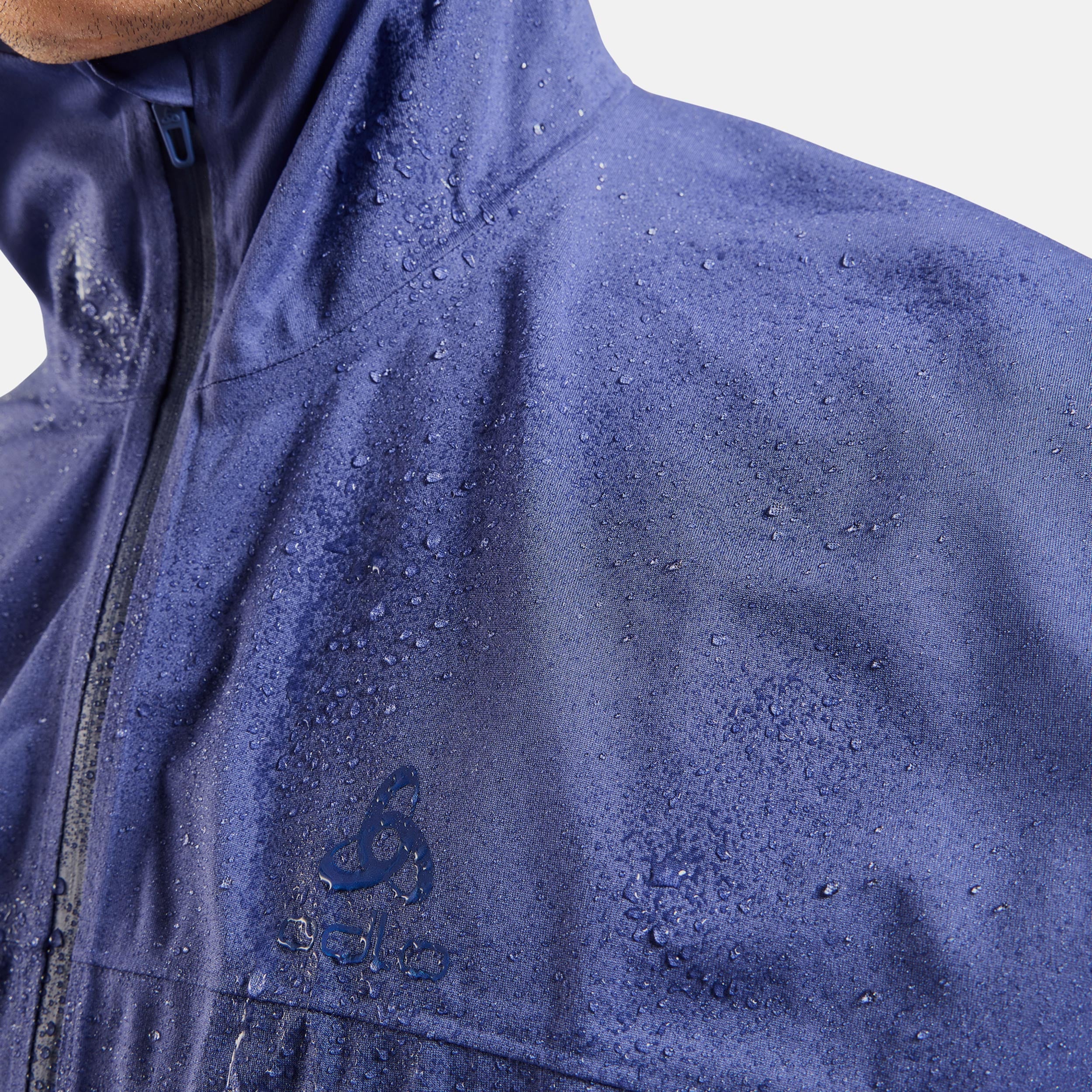 X-Alp Waterproof Laufjacke Herren-blau - Image 9