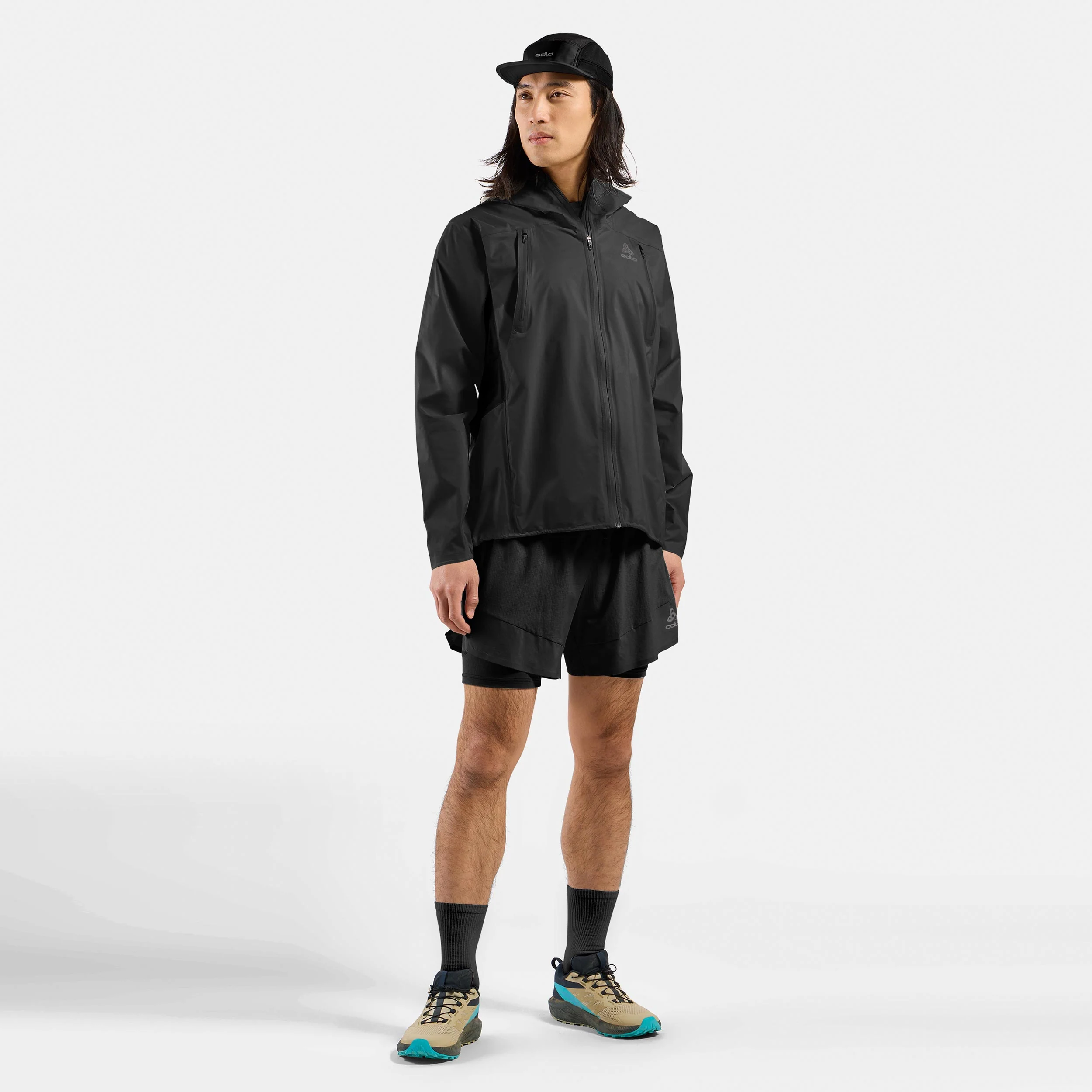 X-Alp Waterproof Pro Laufjacke Herren-schwarz - Image 5