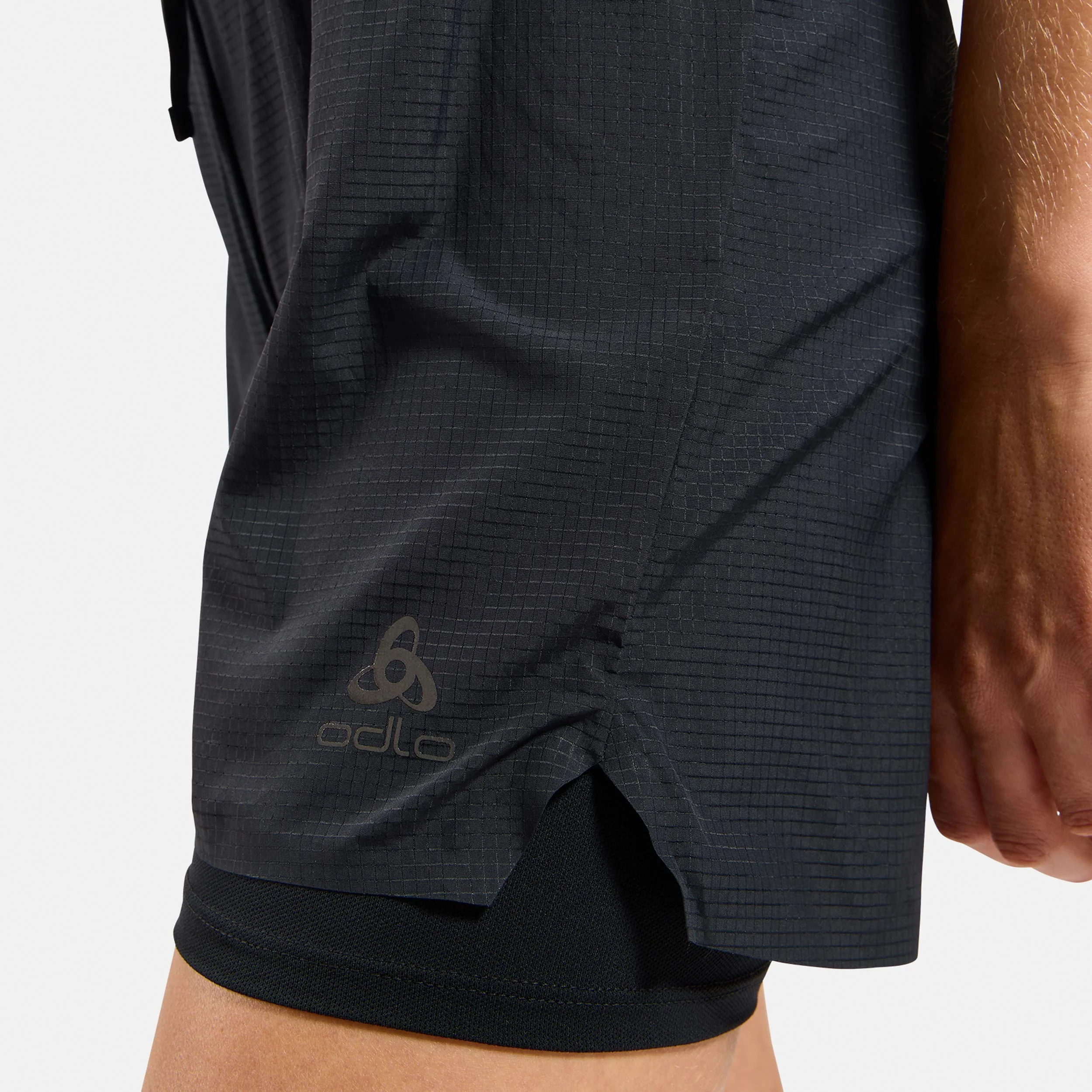 Zeroweight 3in 2in1 Laufshorts Damen-Schwarz - Image 7