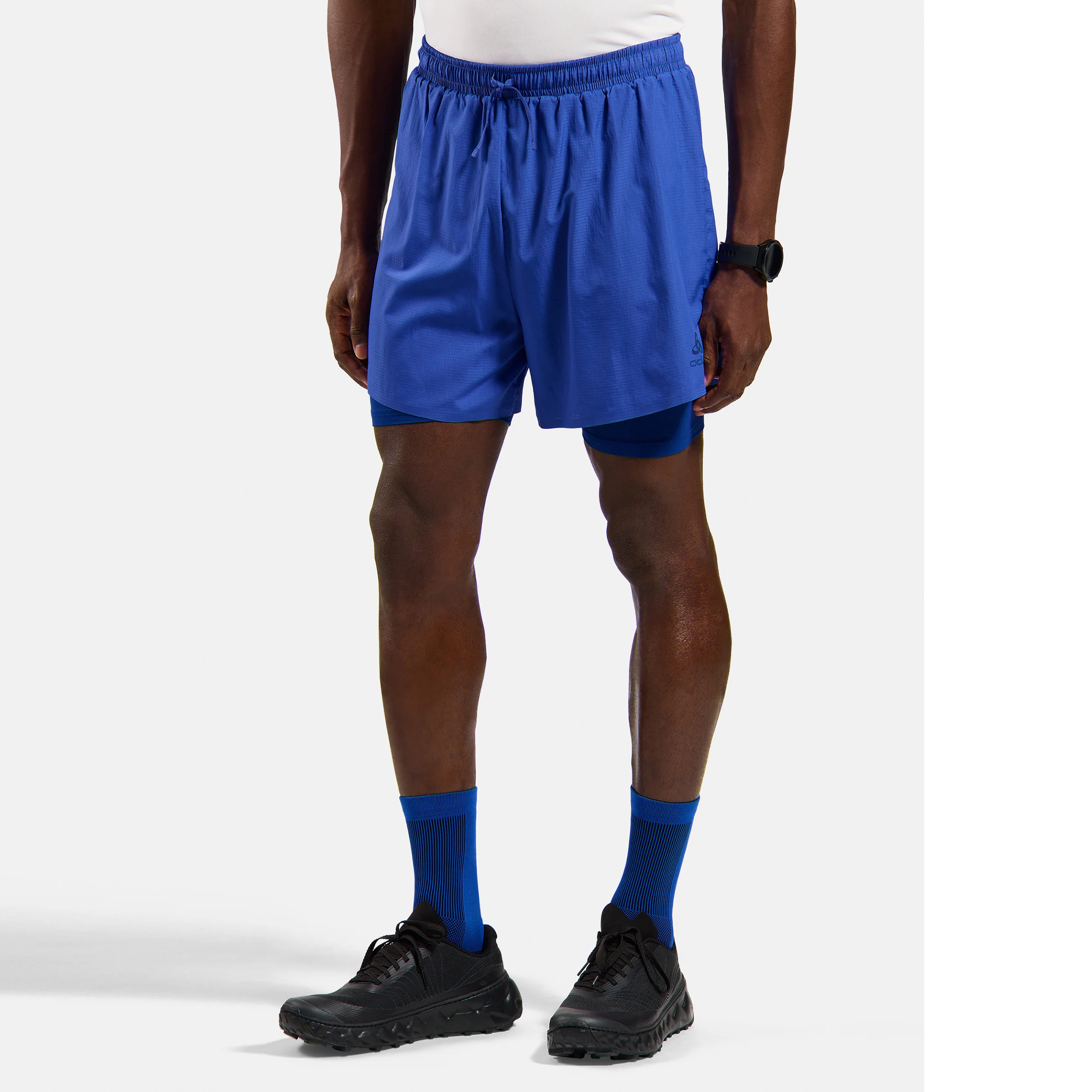 Zeroweight 5in 2in1 Laufshorts Herren-blau, blau - Image 3