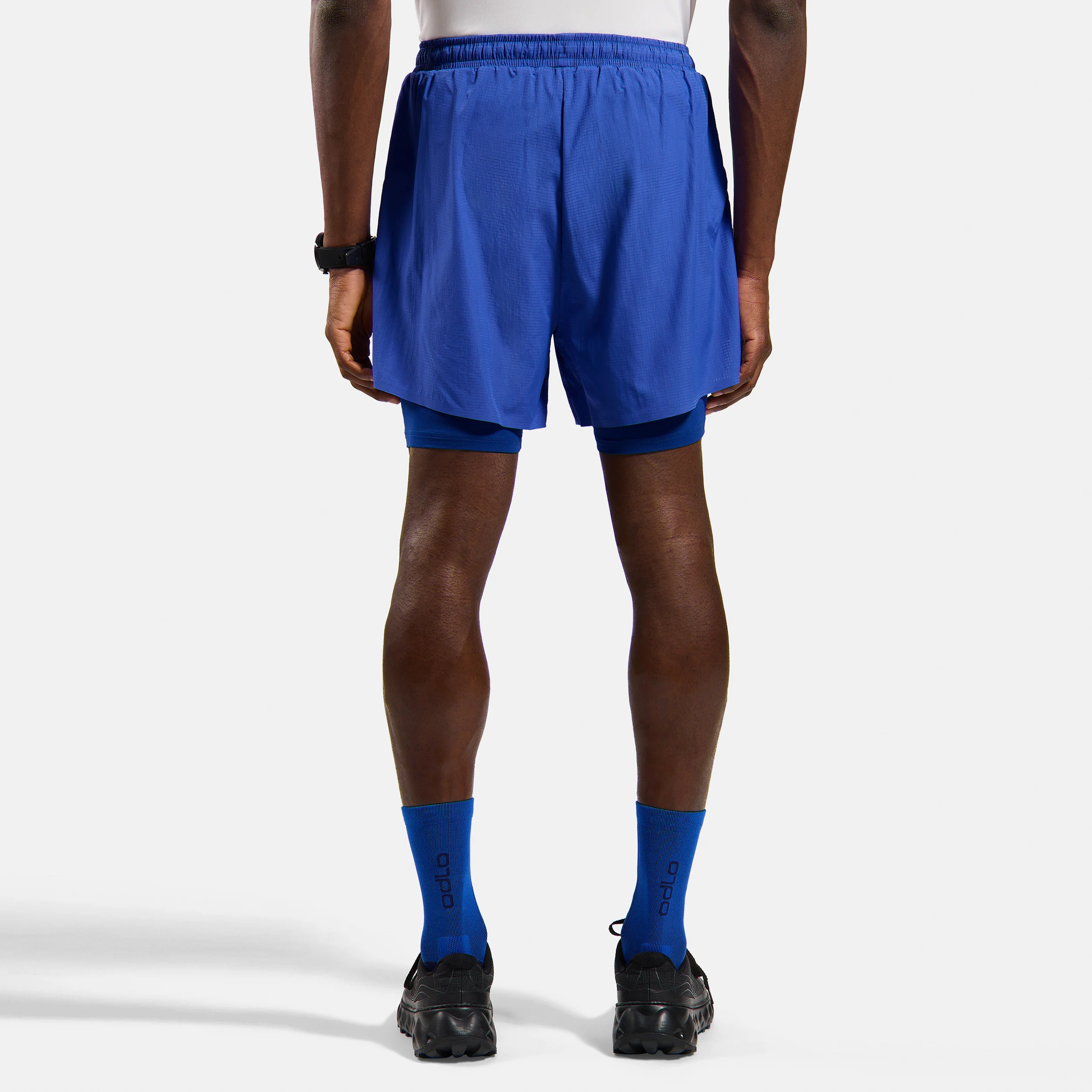 Zeroweight 5in 2in1 Laufshorts Herren-blau, blau - Image 4