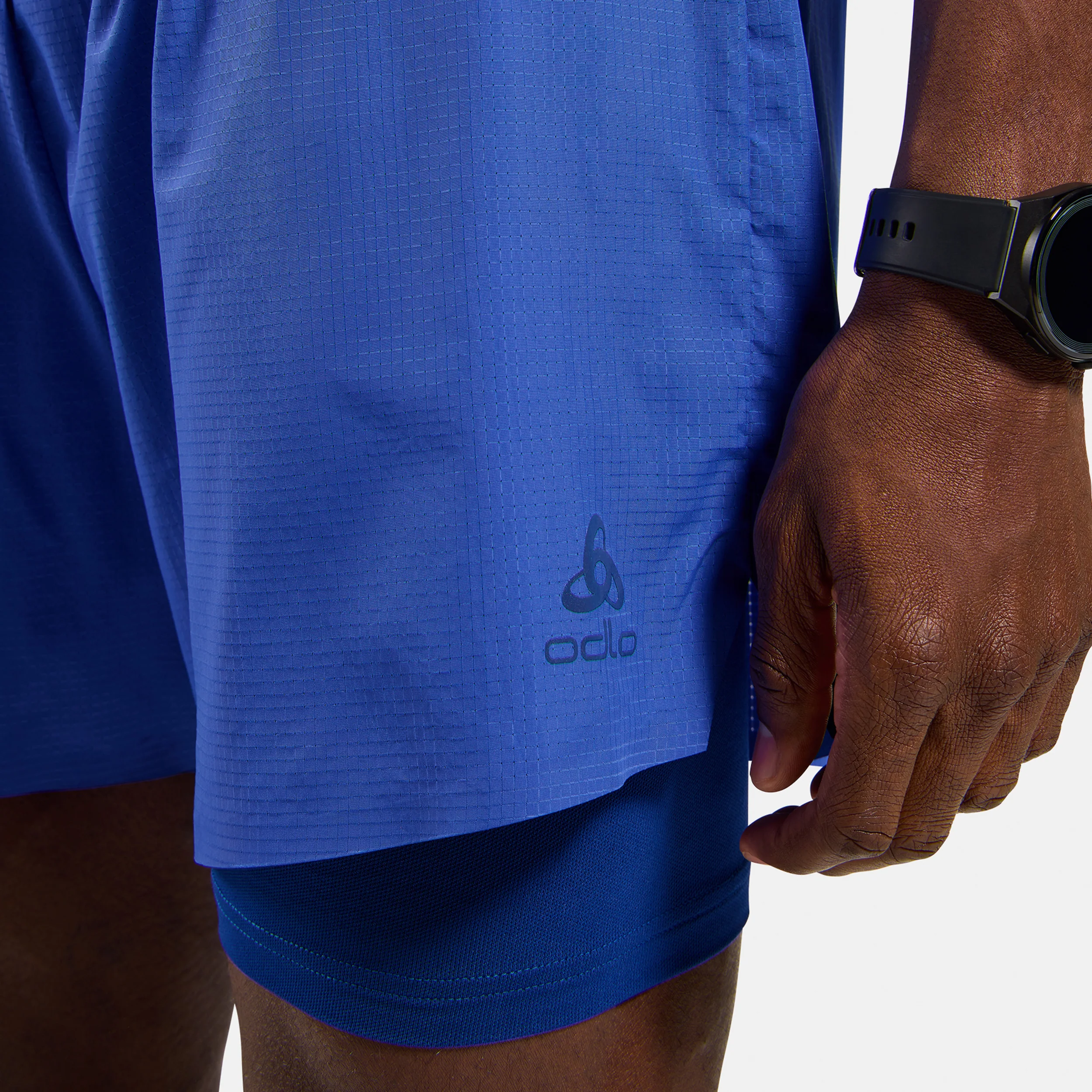Zeroweight 5in 2in1 Laufshorts Herren-blau, blau - Image 5