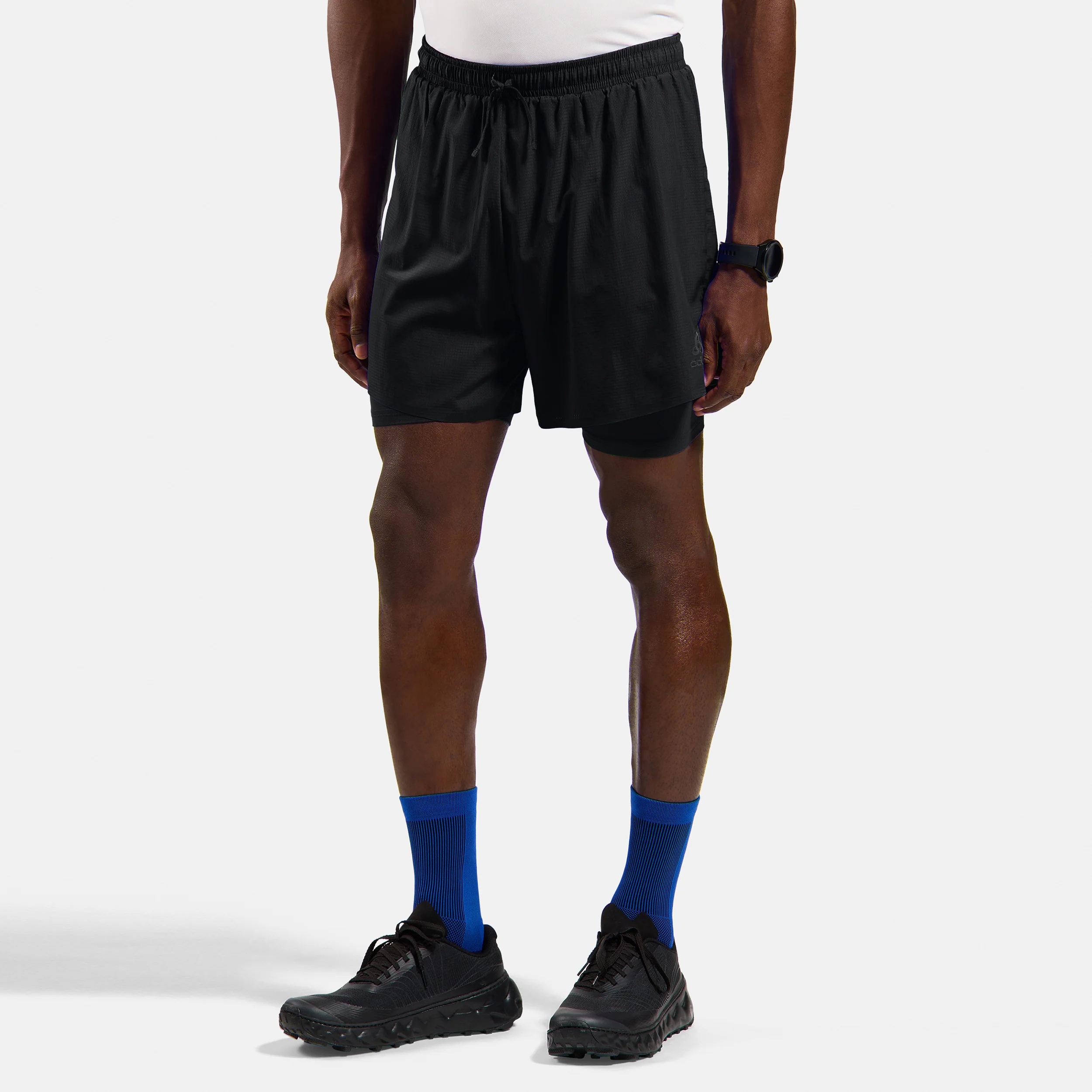 Zeroweight 5in 2in1 Laufshorts Herren-schwarz - Image 3