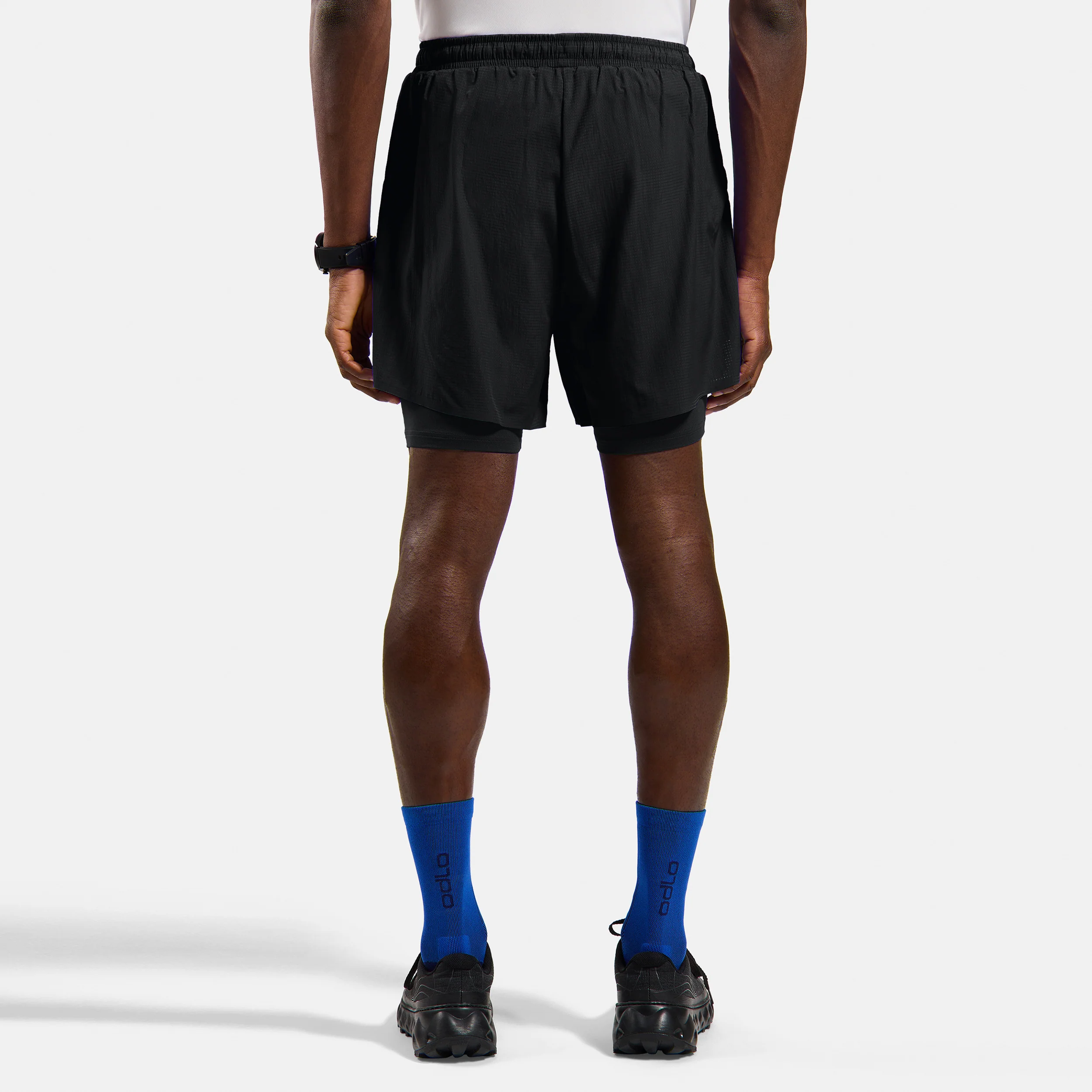 Zeroweight 5in 2in1 Laufshorts Herren-schwarz - Image 4