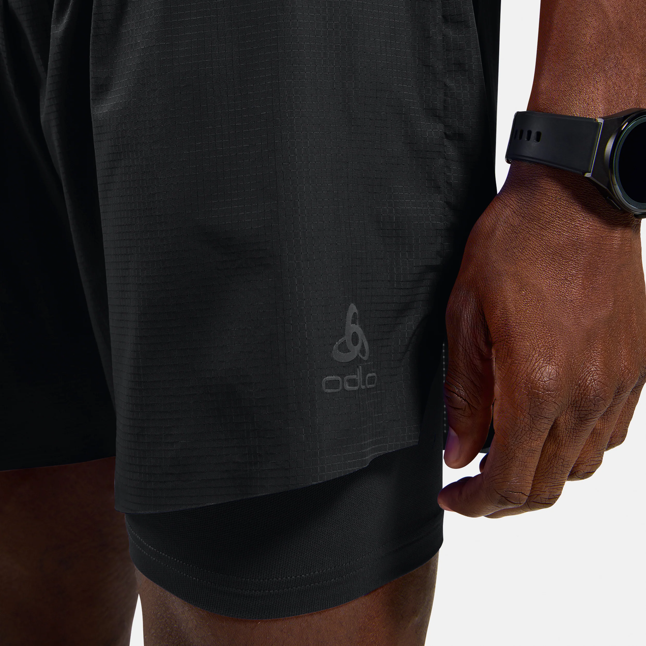 Zeroweight 5in 2in1 Laufshorts Herren-schwarz - Image 5