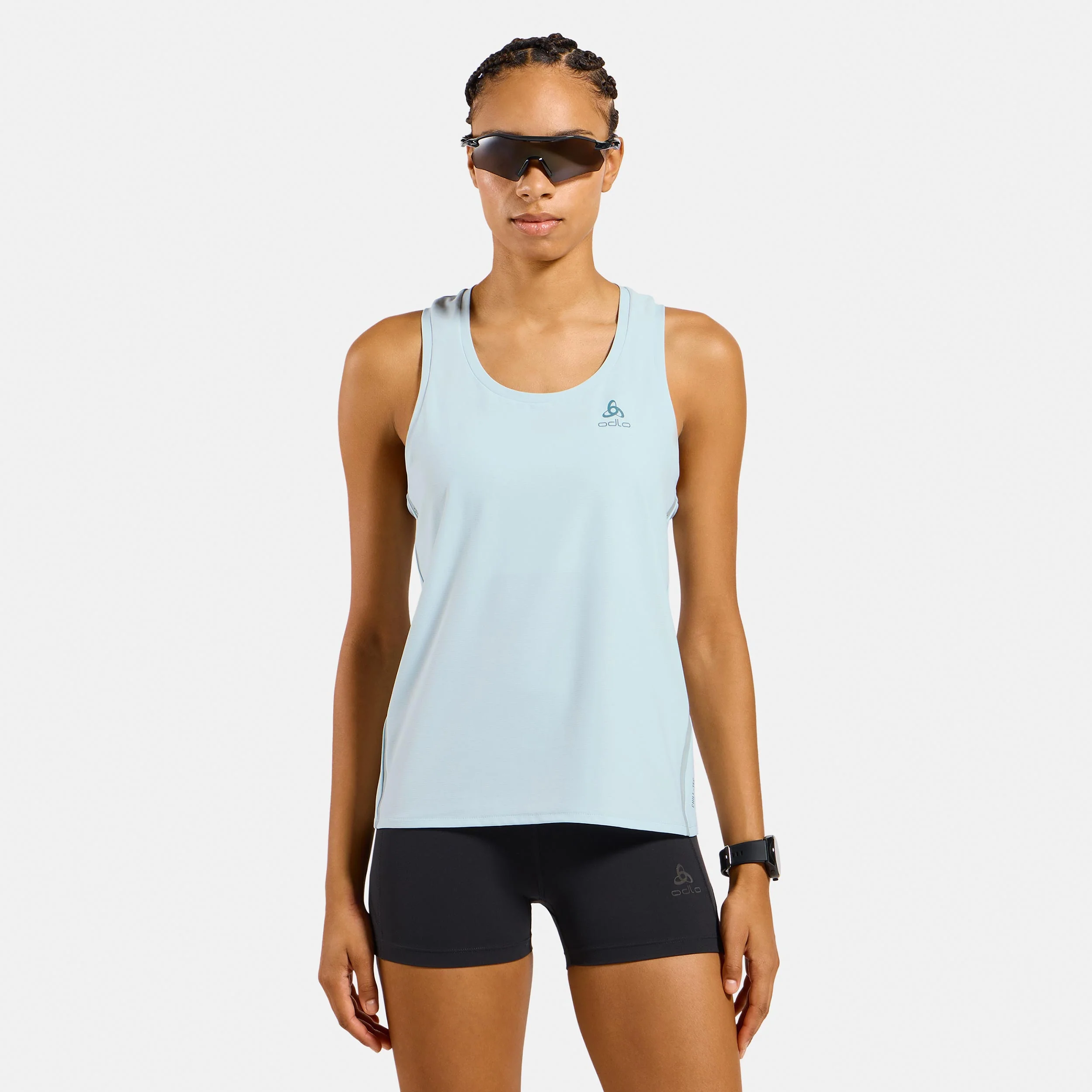Zeroweight Chill-Tec Laufshirt Damen-hellblau - Image 3