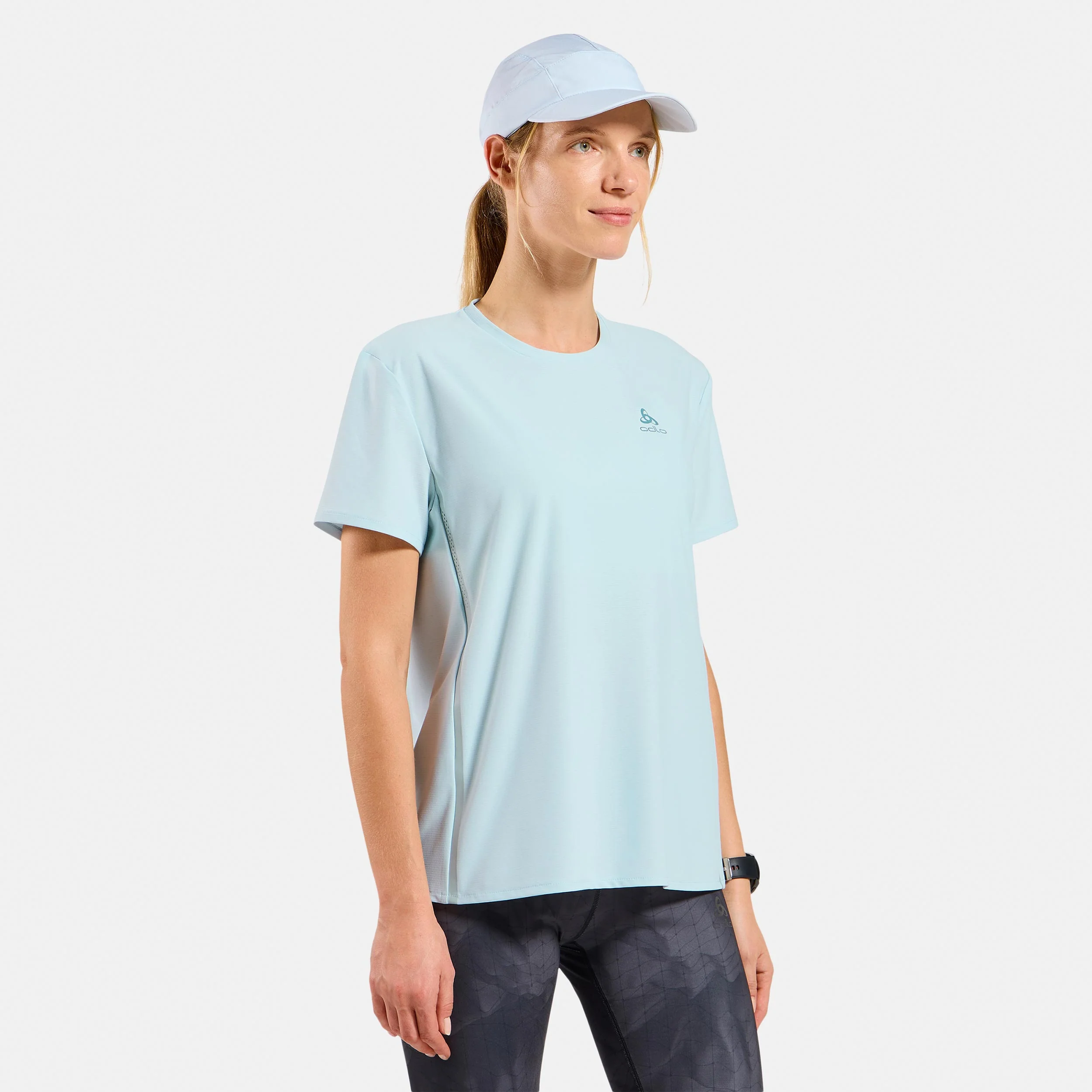 Zeroweight Chill-Tec Laufshirt Damen-hellblau - Image 3