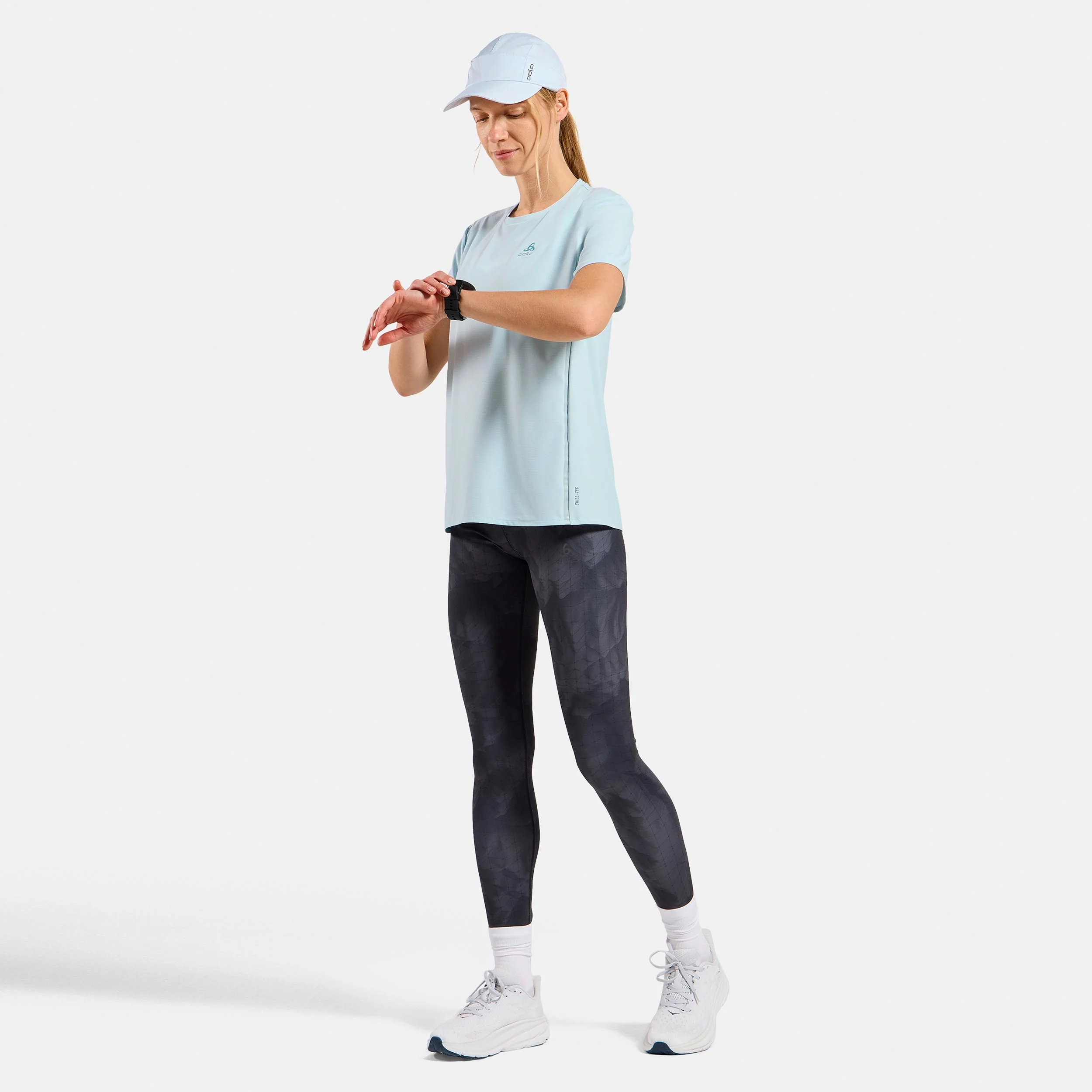 Zeroweight Chill-Tec Laufshirt Damen-hellblau - Image 5