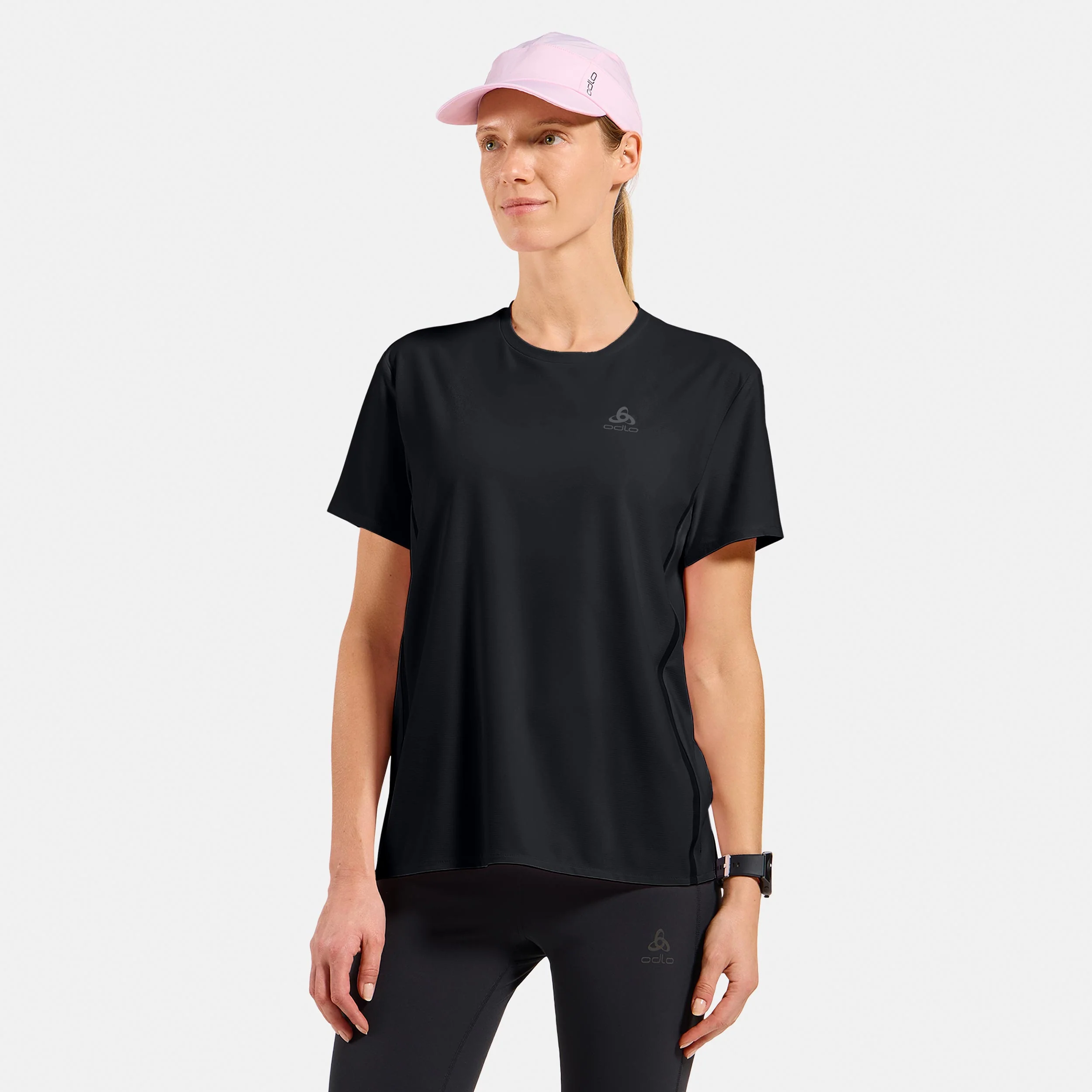 Zeroweight Chill-Tec Laufshirt Damen-schwarz - Image 3