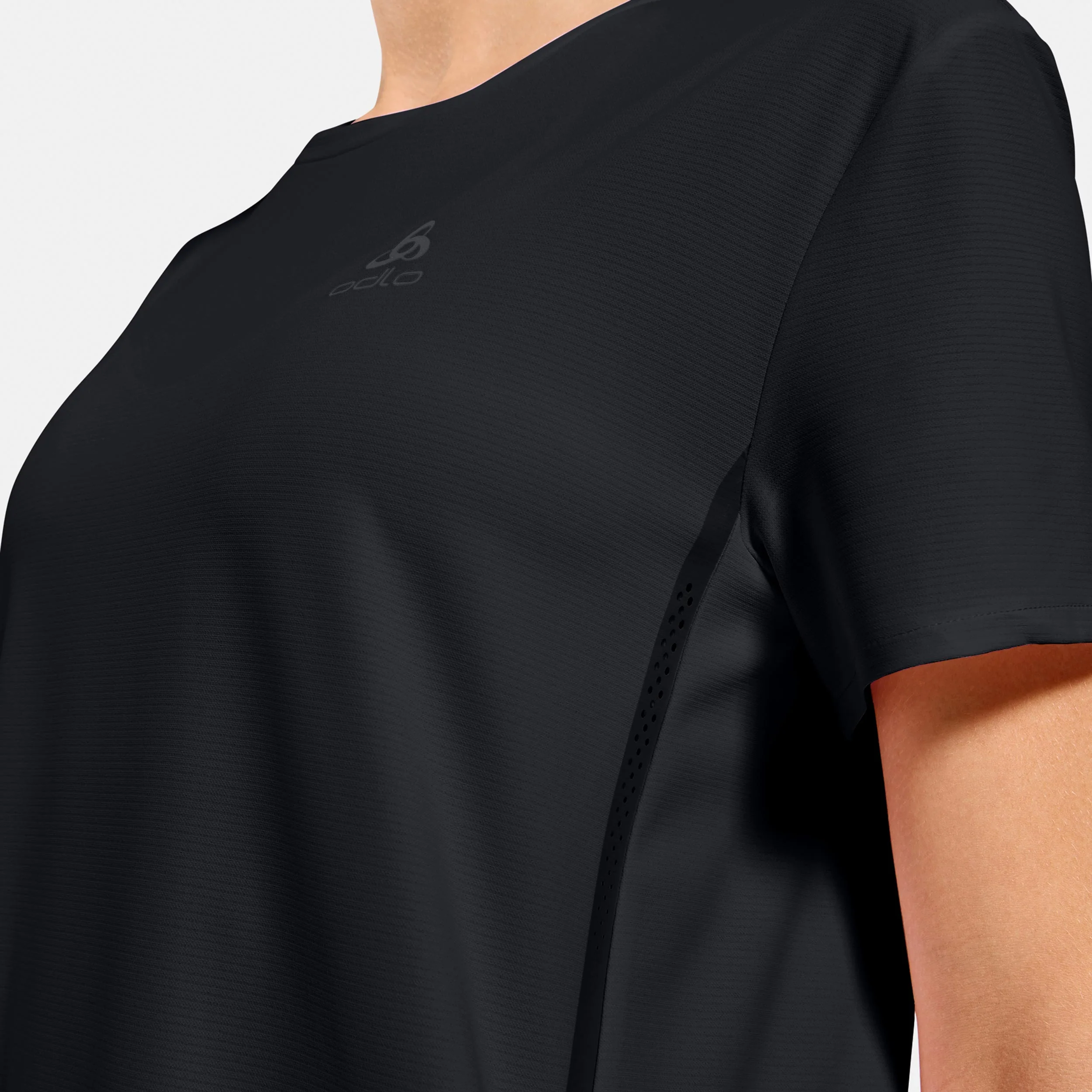 Zeroweight Chill-Tec Laufshirt Damen-schwarz - Image 5
