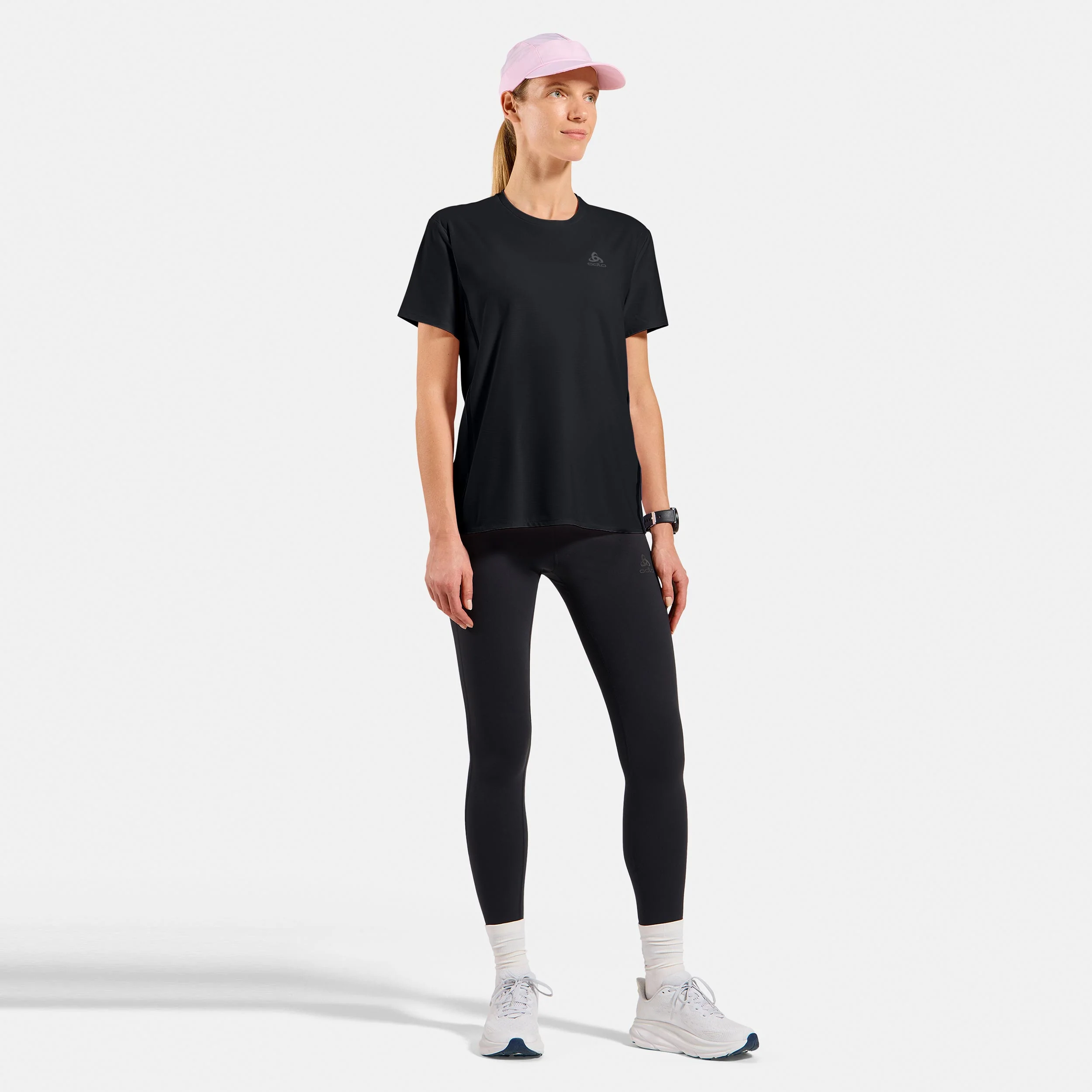 Zeroweight Chill-Tec Laufshirt Damen-schwarz - Image 7