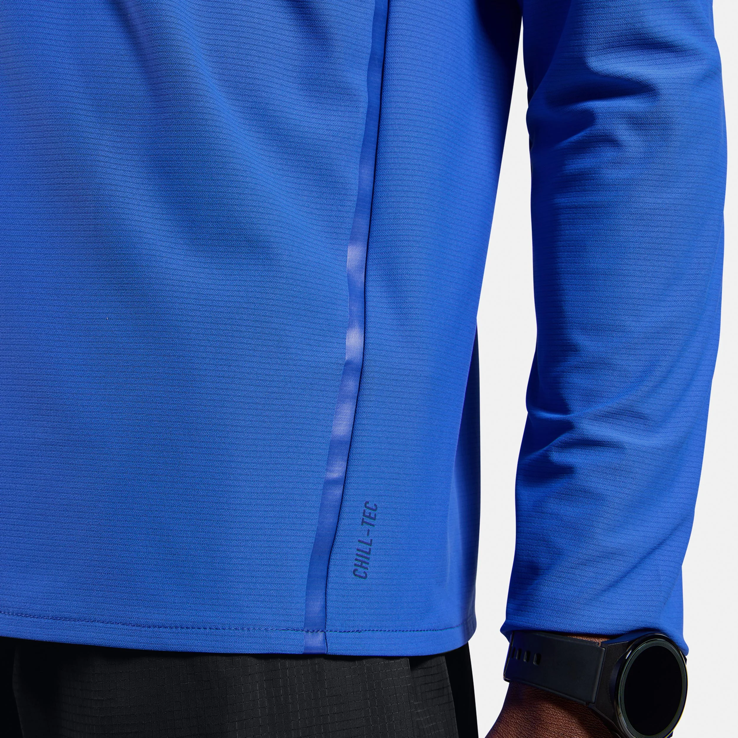 Zeroweight Chill-Tec Laufshirt Herren-blau - Image 7