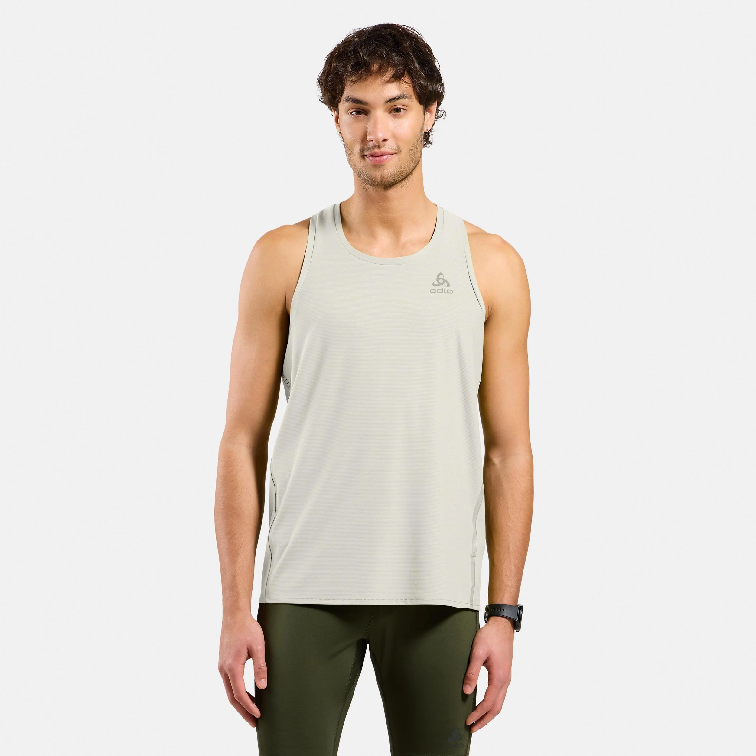 Zeroweight Chill-Tec Laufshirt Herren-creme - Image 3
