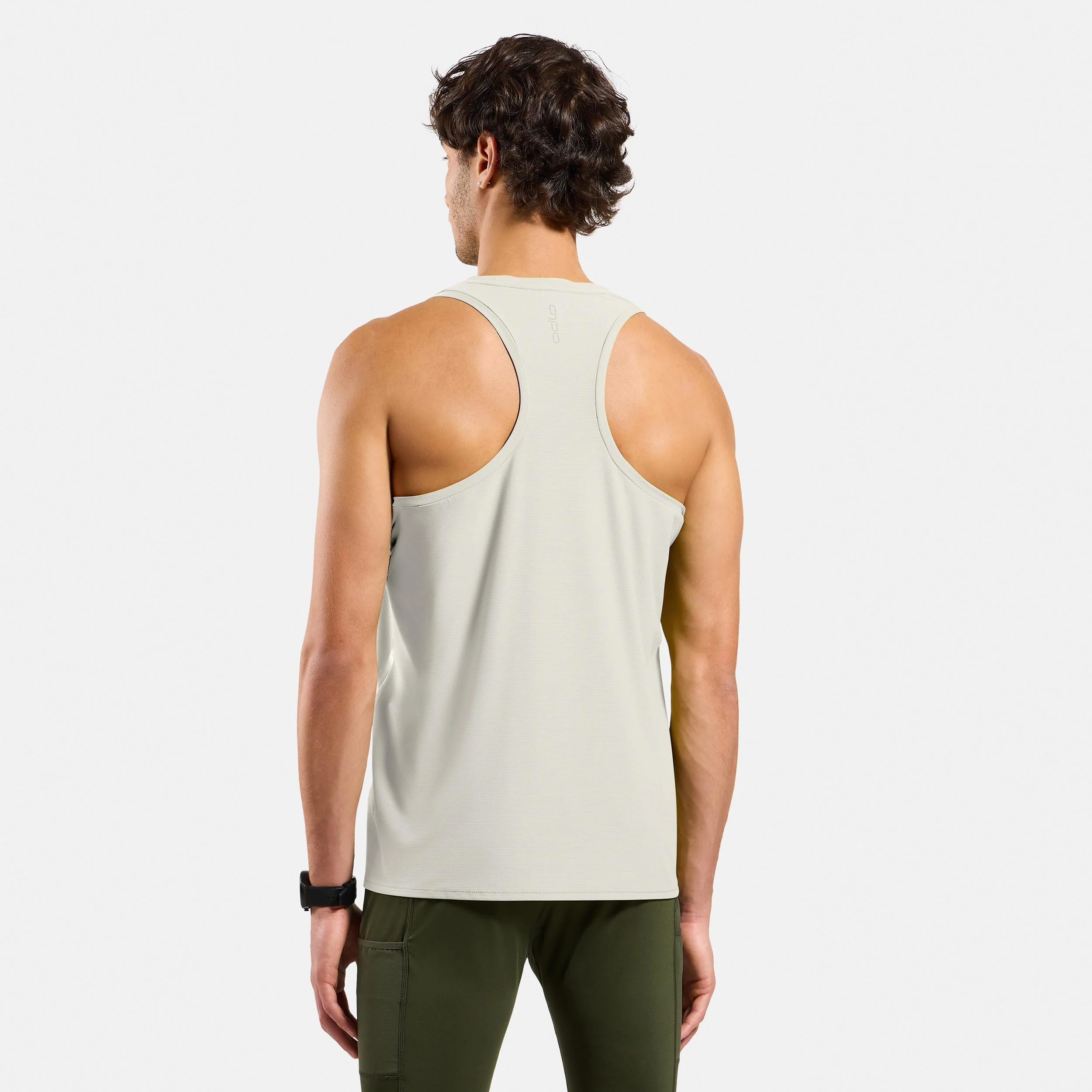 Zeroweight Chill-Tec Laufshirt Herren-creme - Image 4