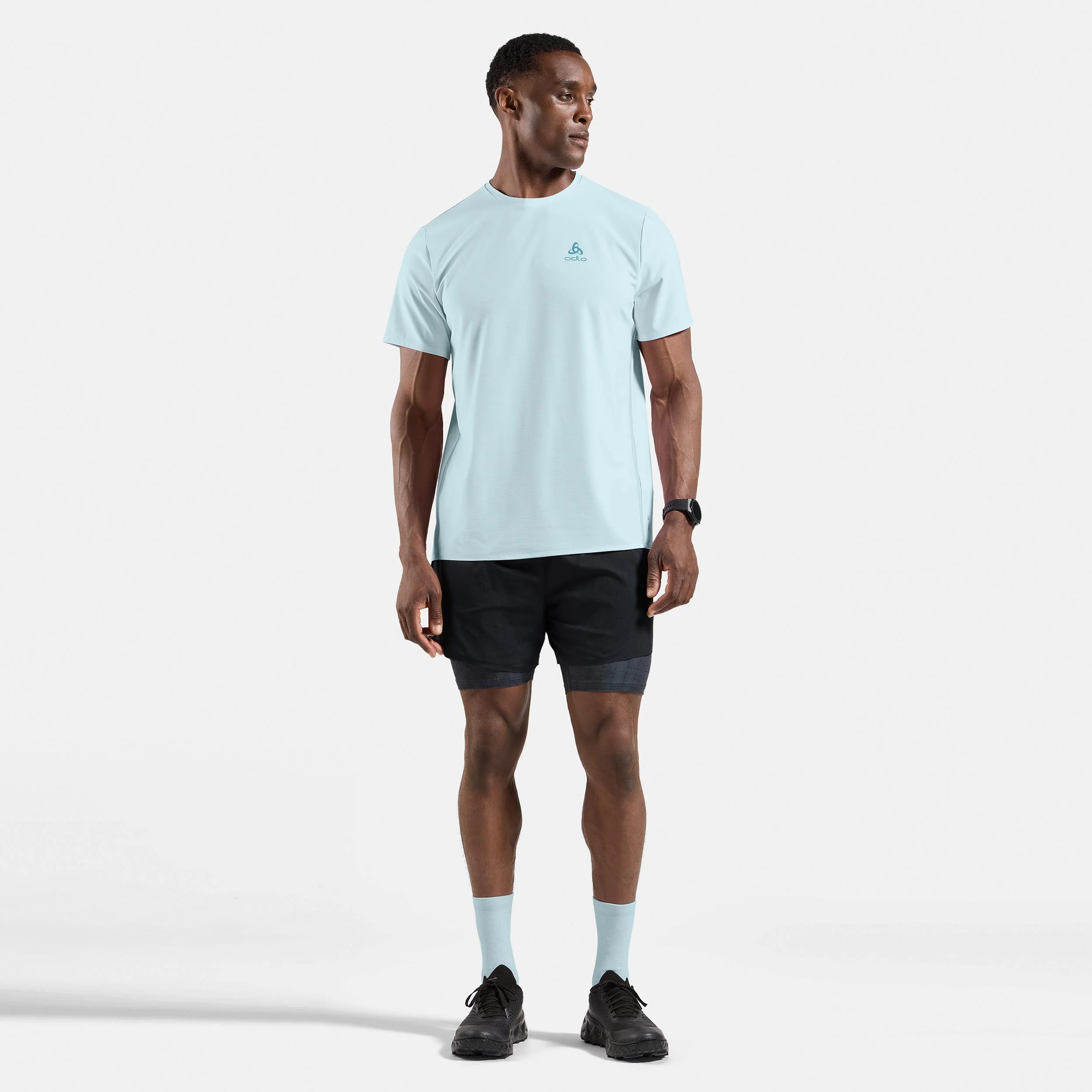 Zeroweight Chill-Tec Laufshirt Herren-hellblau - Image 7