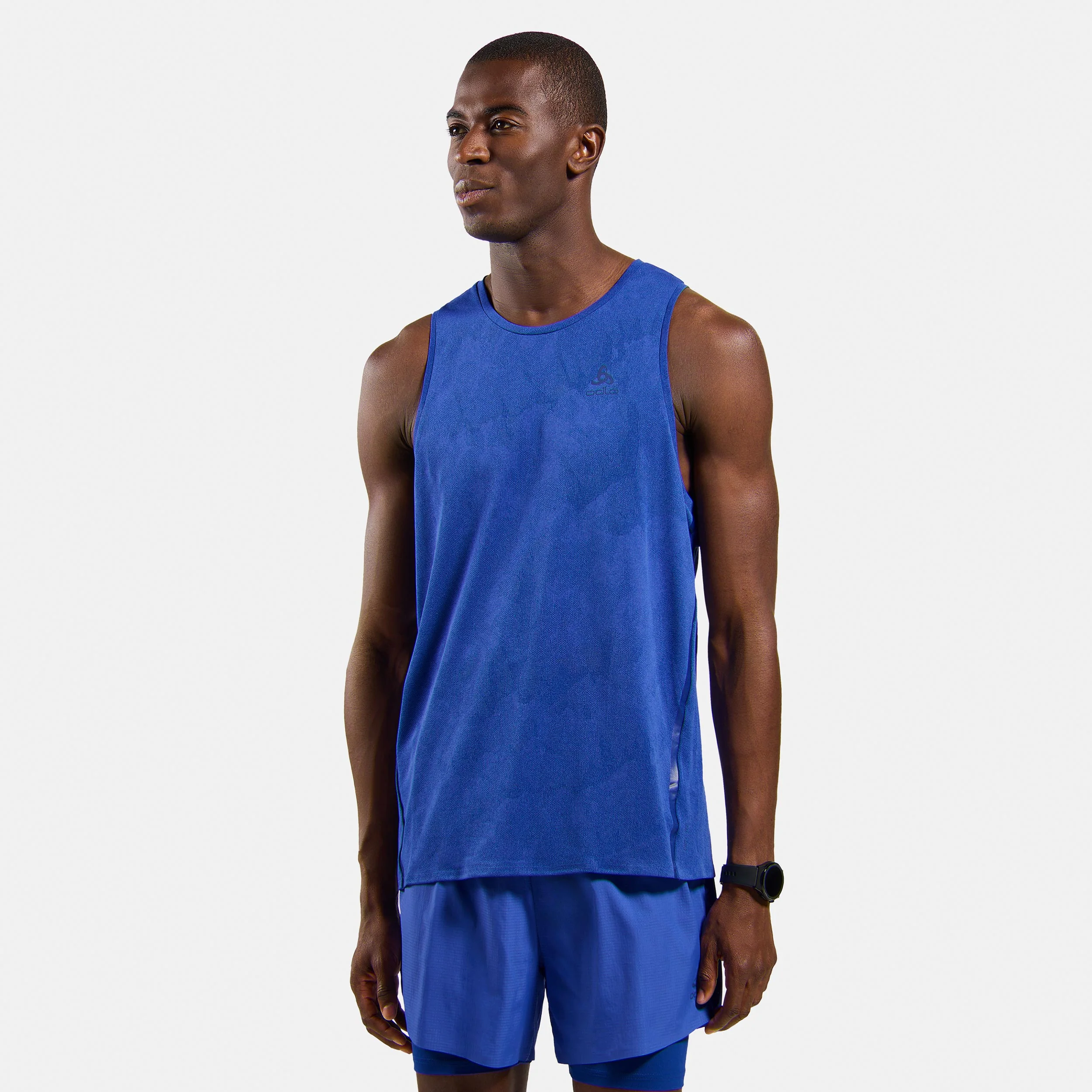 Zeroweight Engineered Chill-Tec Laufshirt Herren-blau - Image 3
