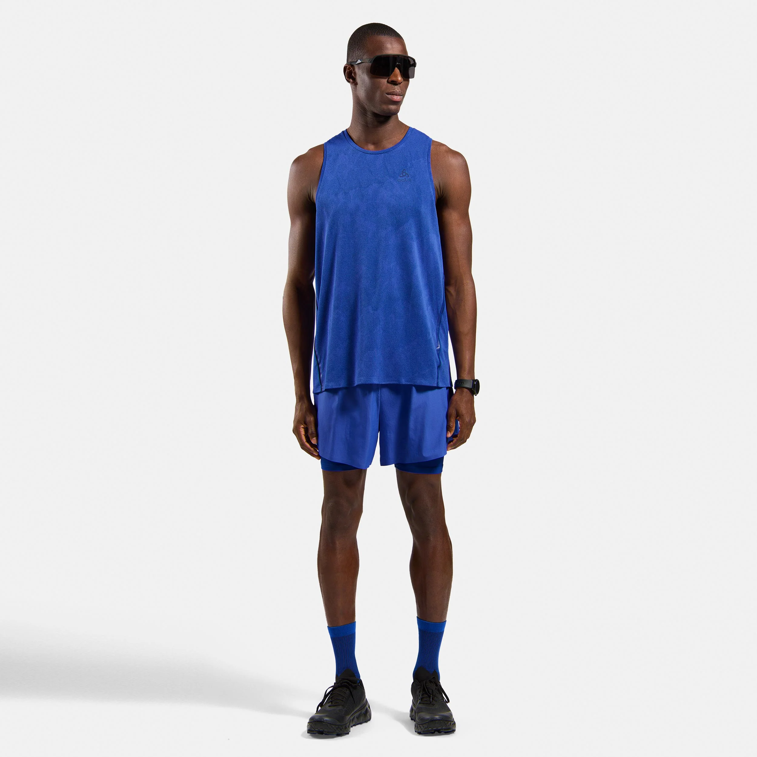 Zeroweight Engineered Chill-Tec Laufshirt Herren-blau - Image 6