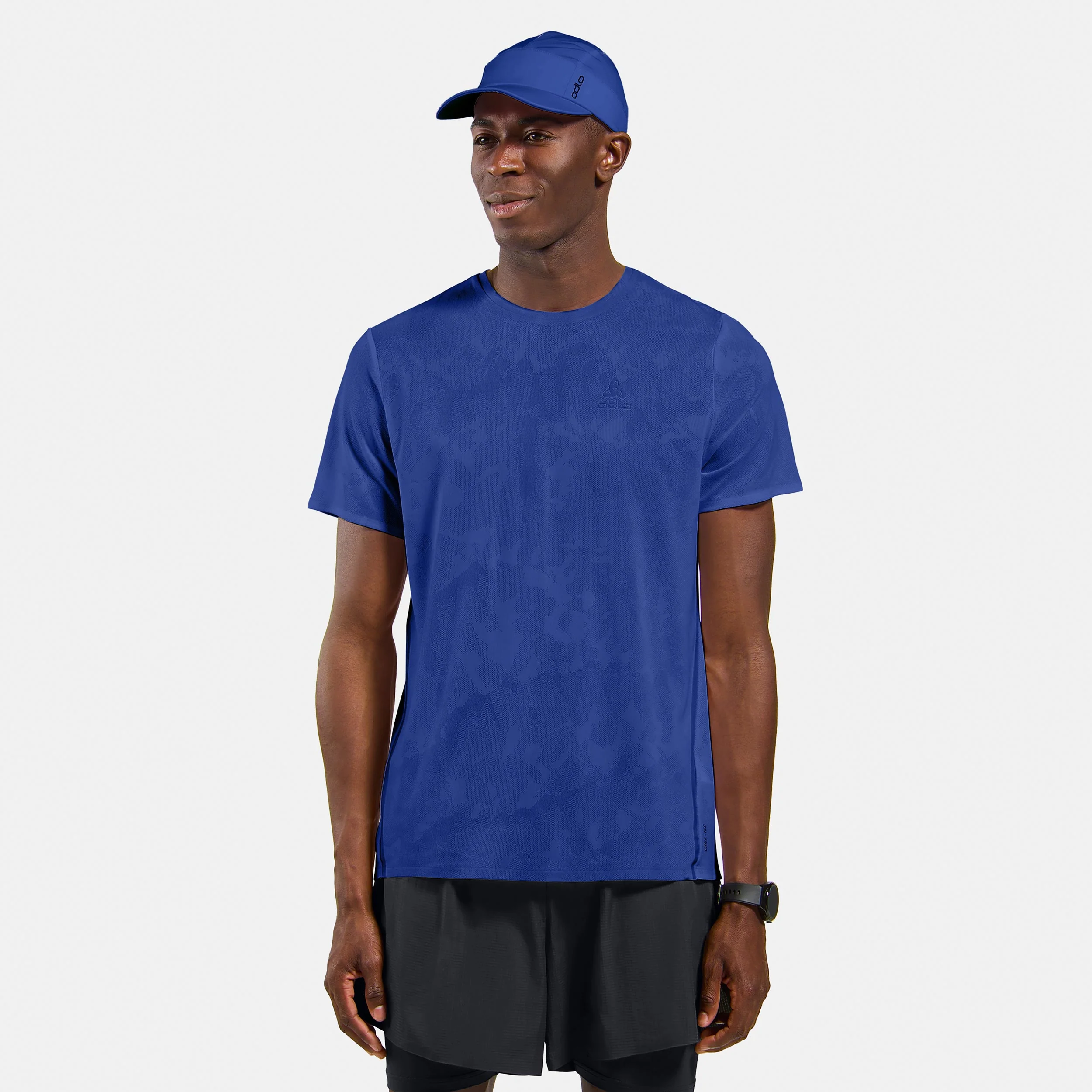 Zeroweight Engineered Chill-Tec Laufshirt Herren-blau - Image 3