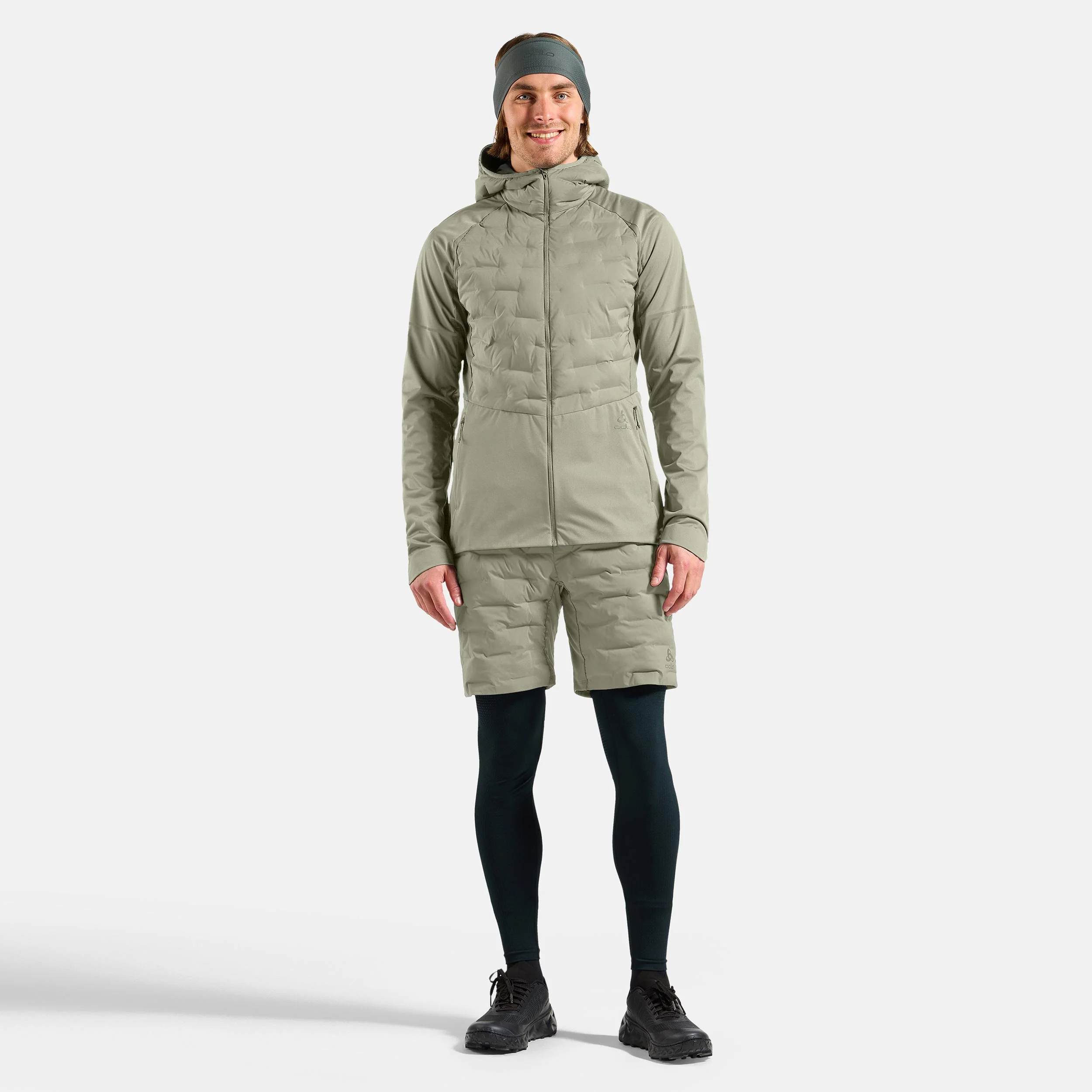 Zeroweight Insulator Laufjacke Herren-Oliv - Image 6