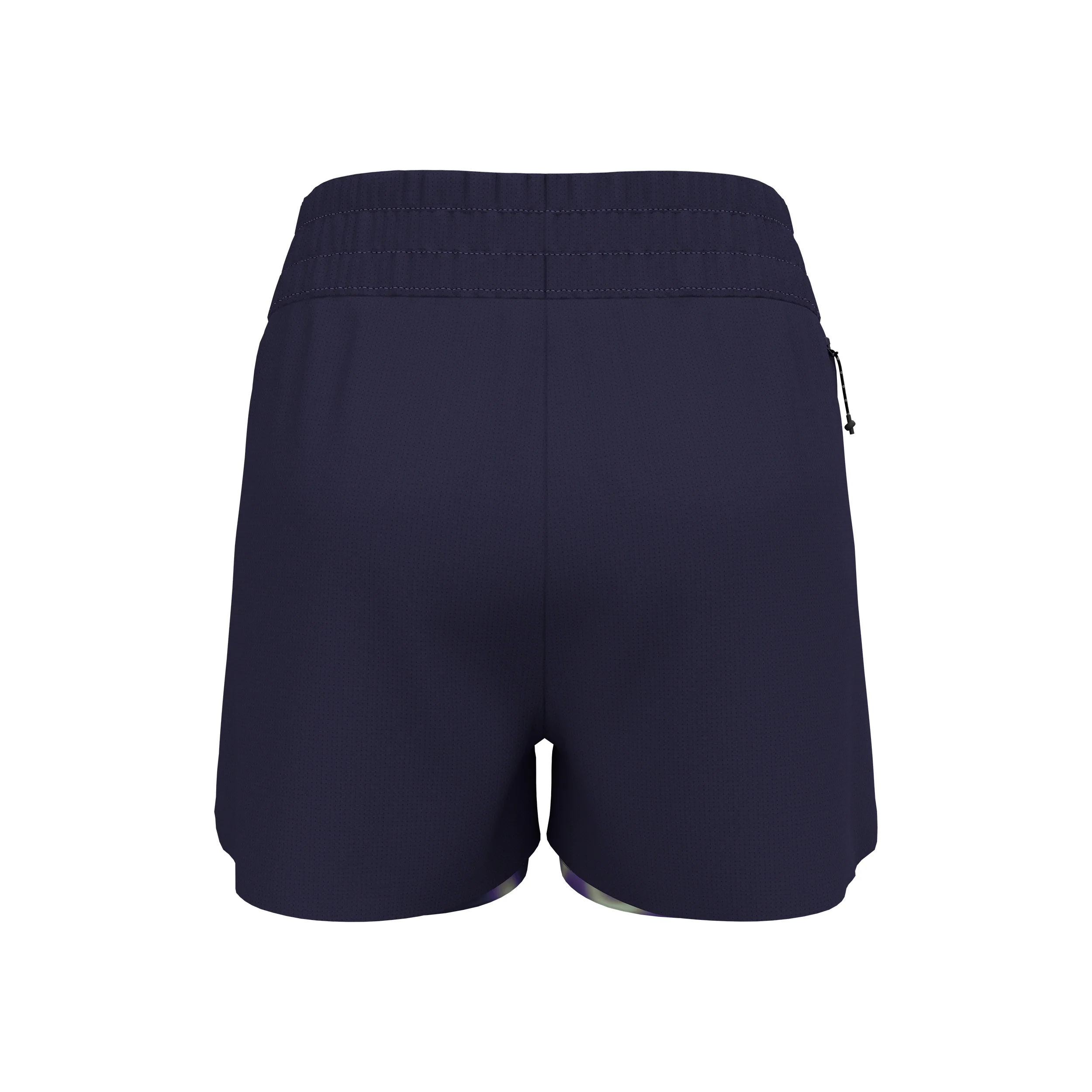 Zeroweight Print 3in 2in1 Laufshorts Damen-Dunkelblau - Image 2
