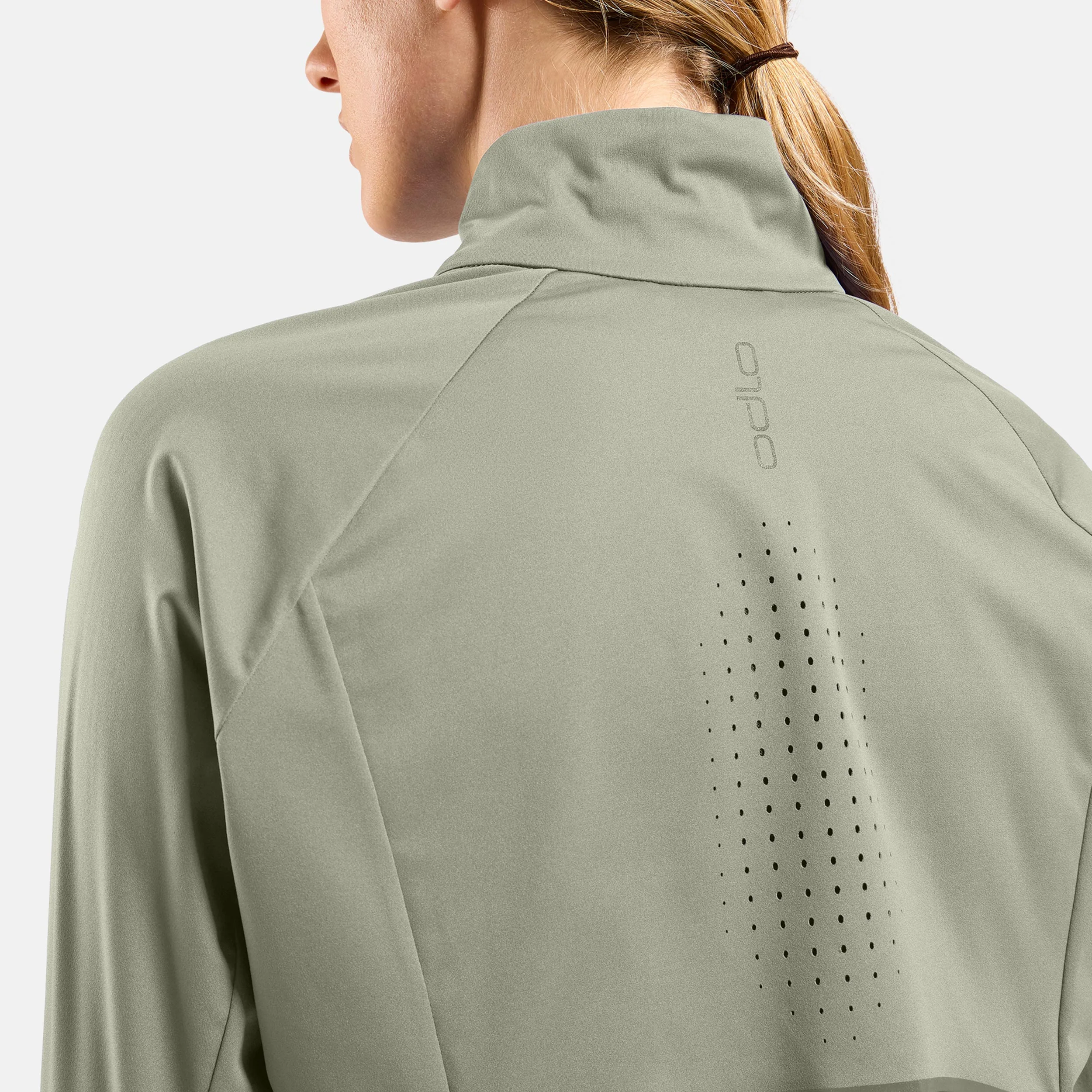 Zeroweight Pro Warm Laufjacke Damen-Oliv - Image 6