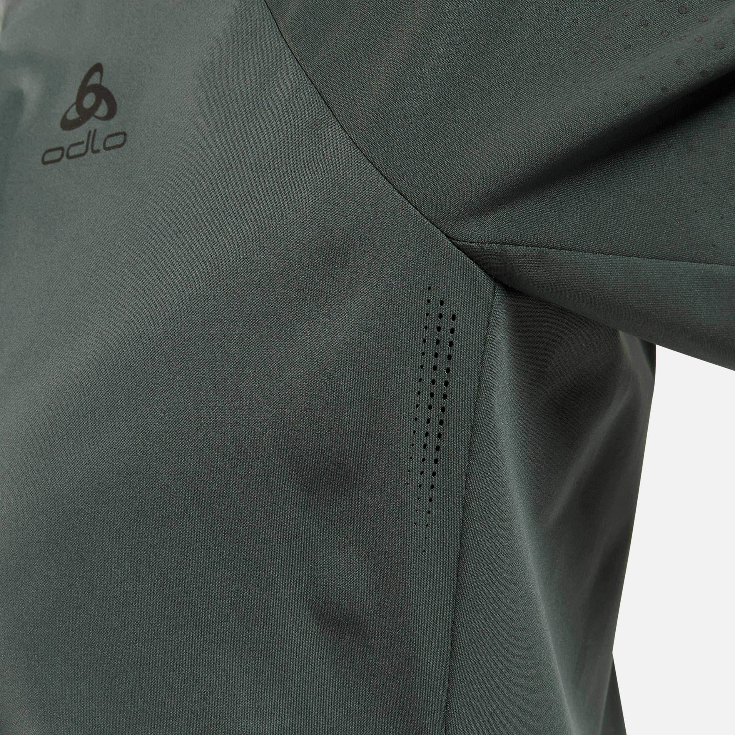 Zeroweight Pro Warm Reflective Laufjacke Damen-Oliv - Image 9