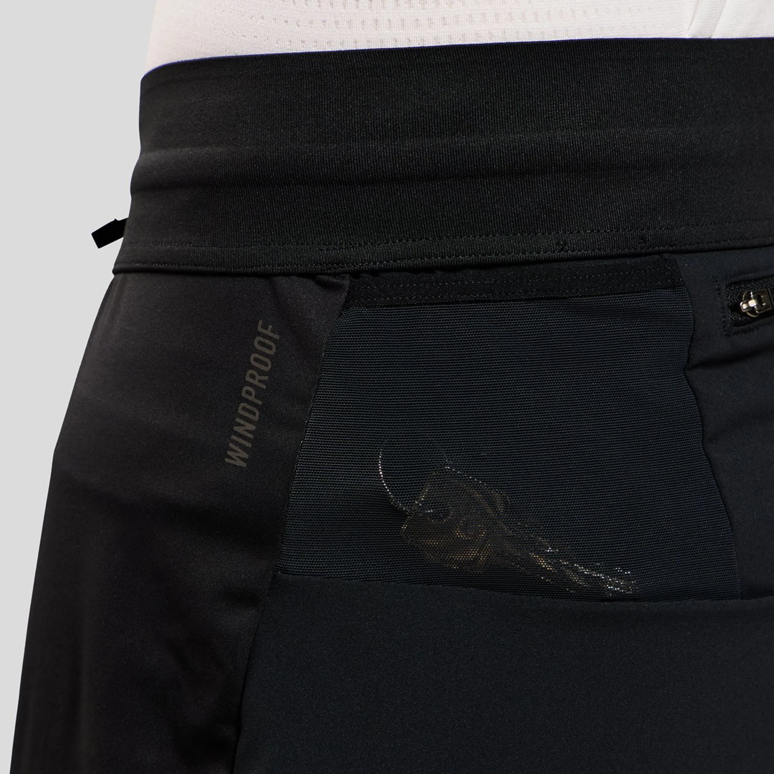 Zeroweight Warm Laufhose Herren-Schwarz - Image 5