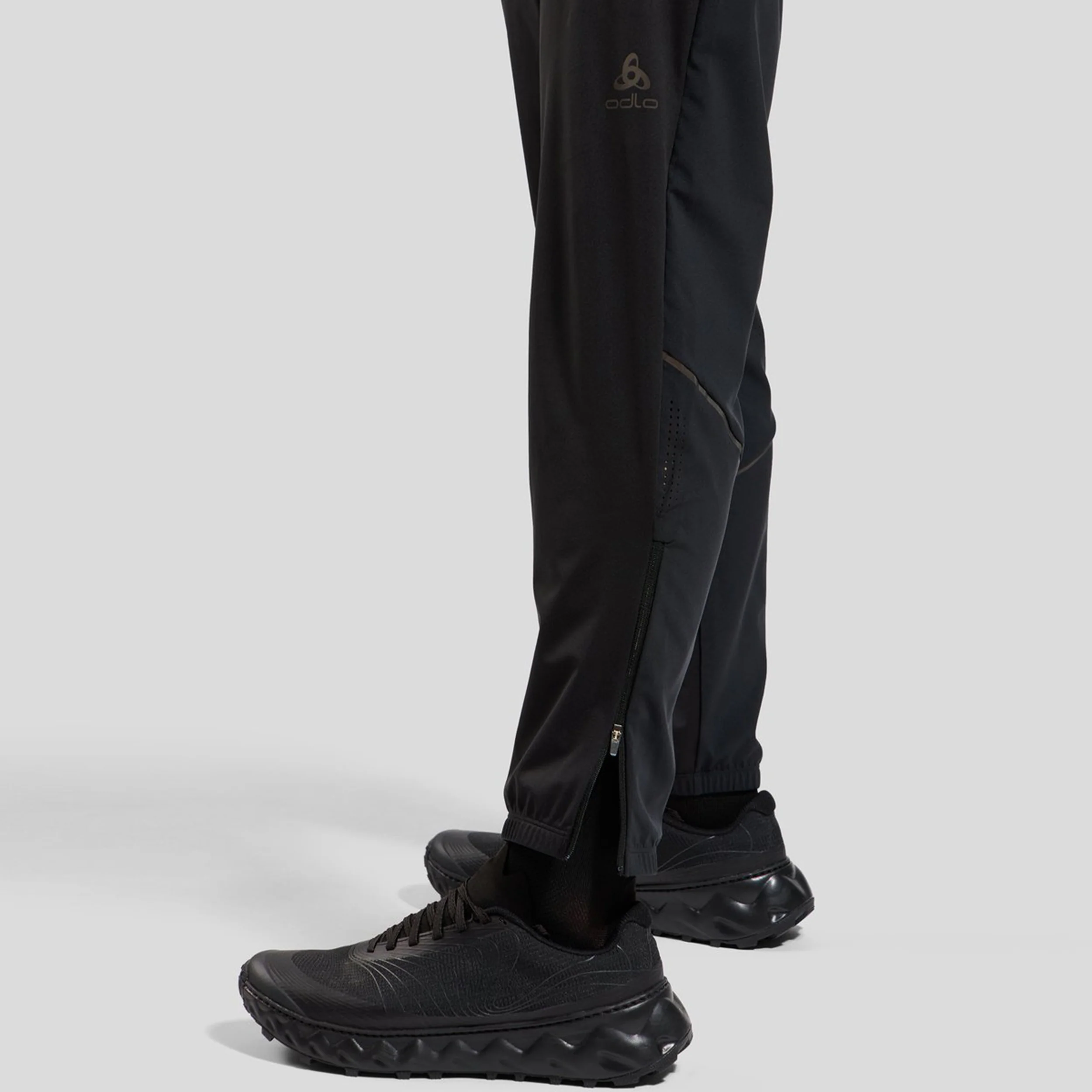 Zeroweight Warm Laufhose Herren-Schwarz - Image 6