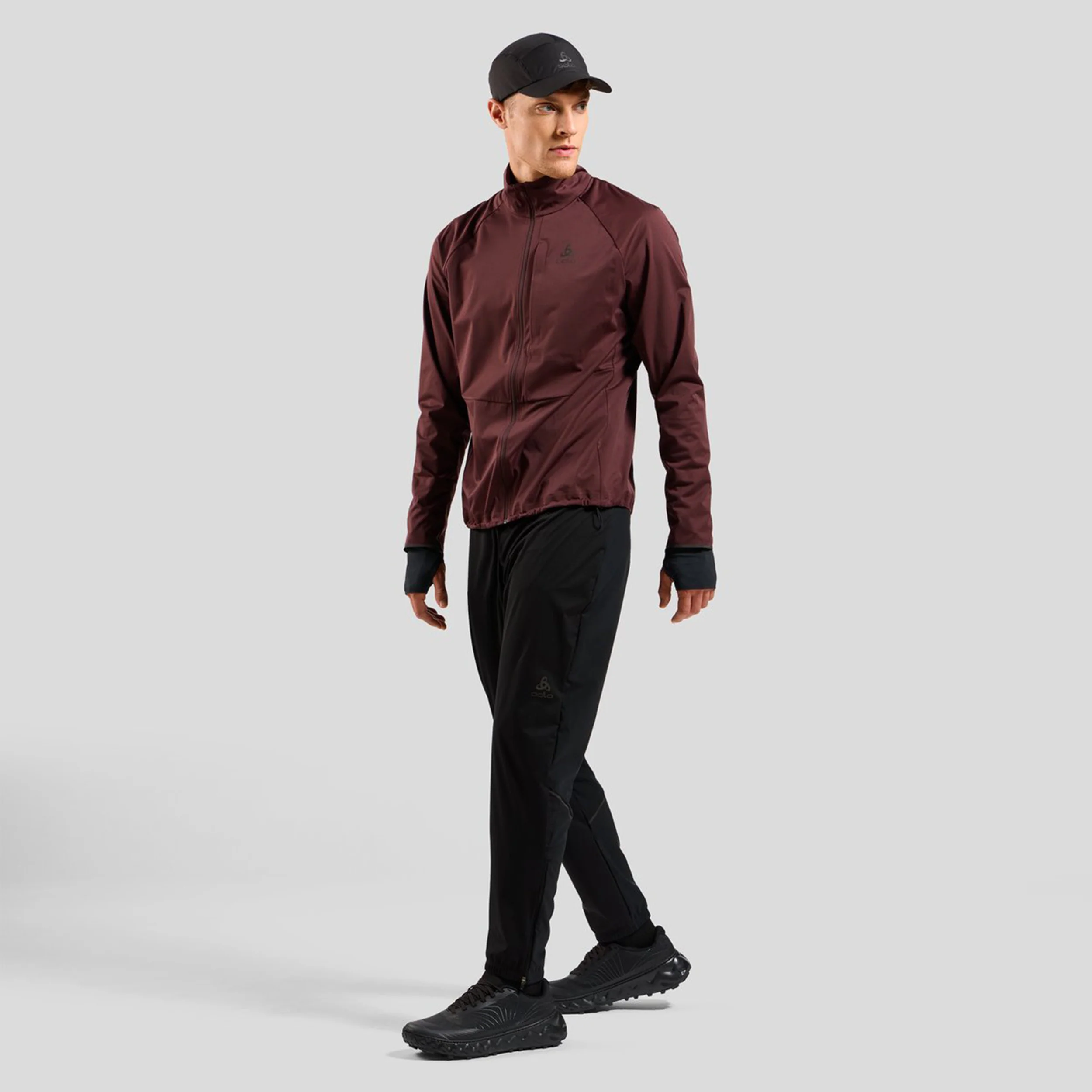 Zeroweight Warm Laufhose Herren-Schwarz - Image 9