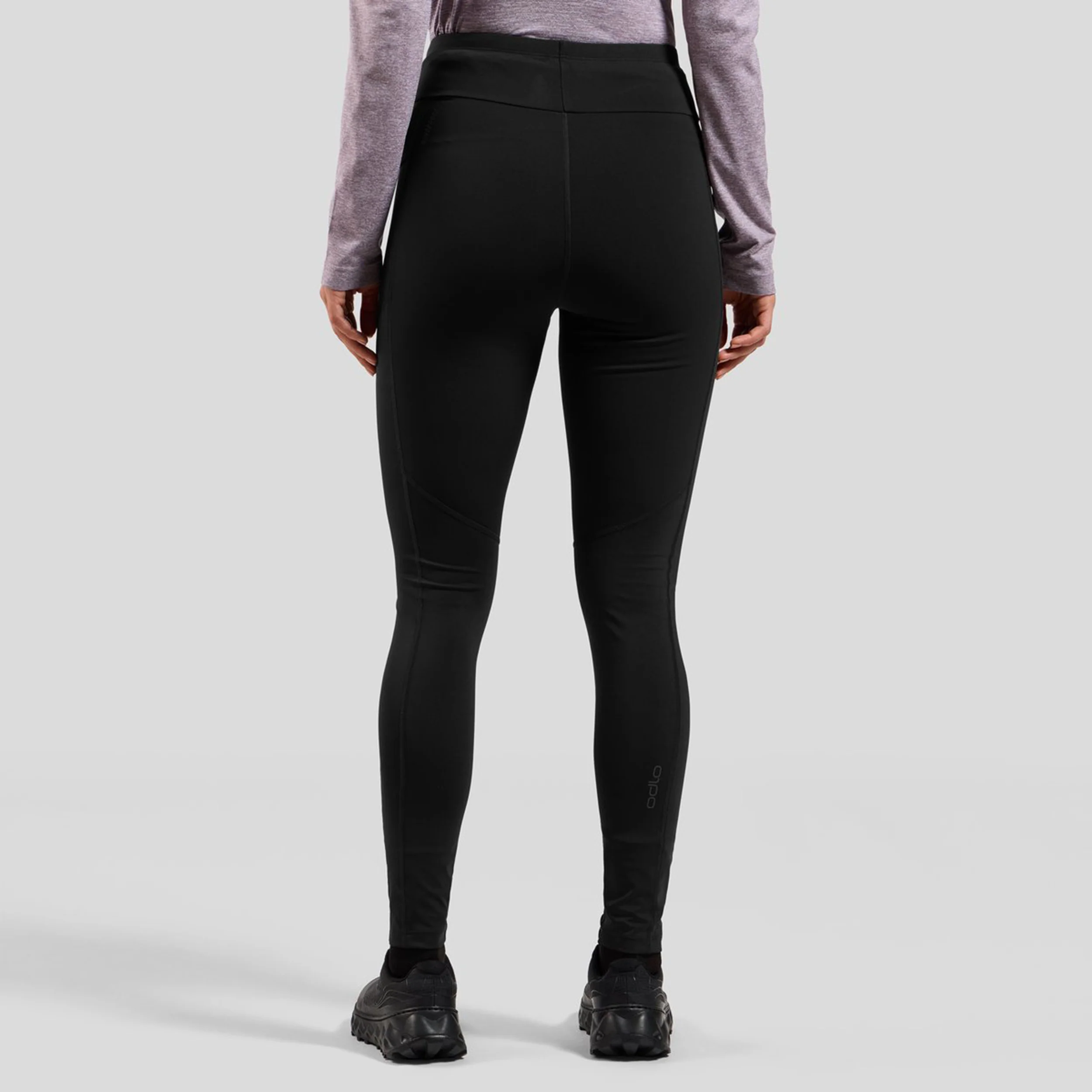 Zeroweight Warm Lauftight Damen-Schwarz - Image 4