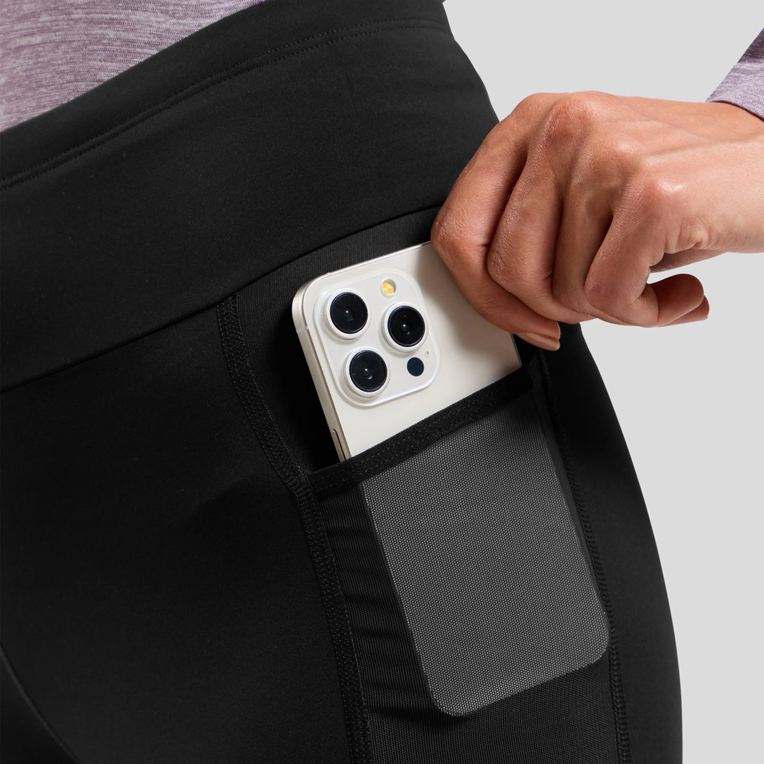 Zeroweight Warm Lauftight Damen-Schwarz - Image 8