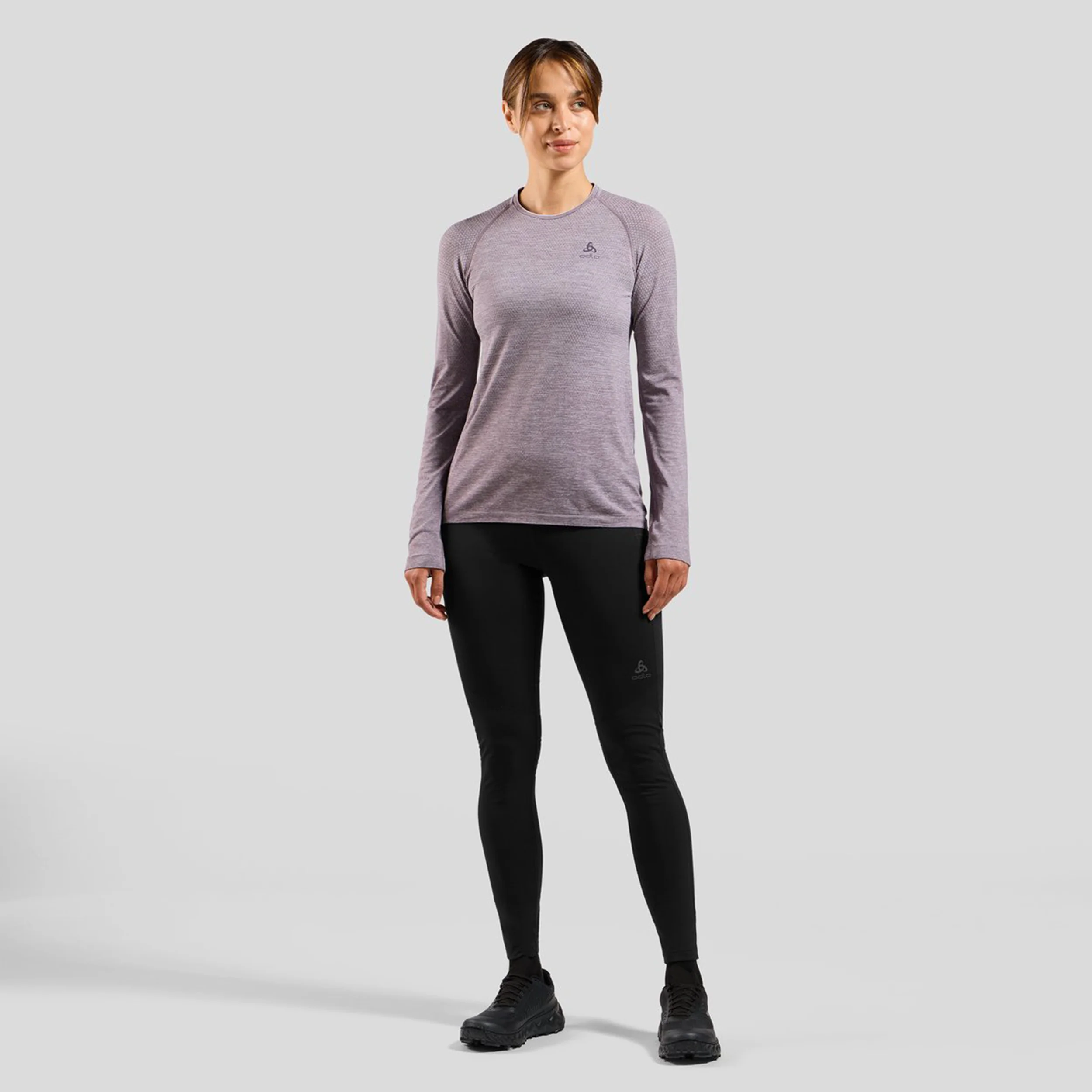 Zeroweight Warm Lauftight Damen-Schwarz - Image 9