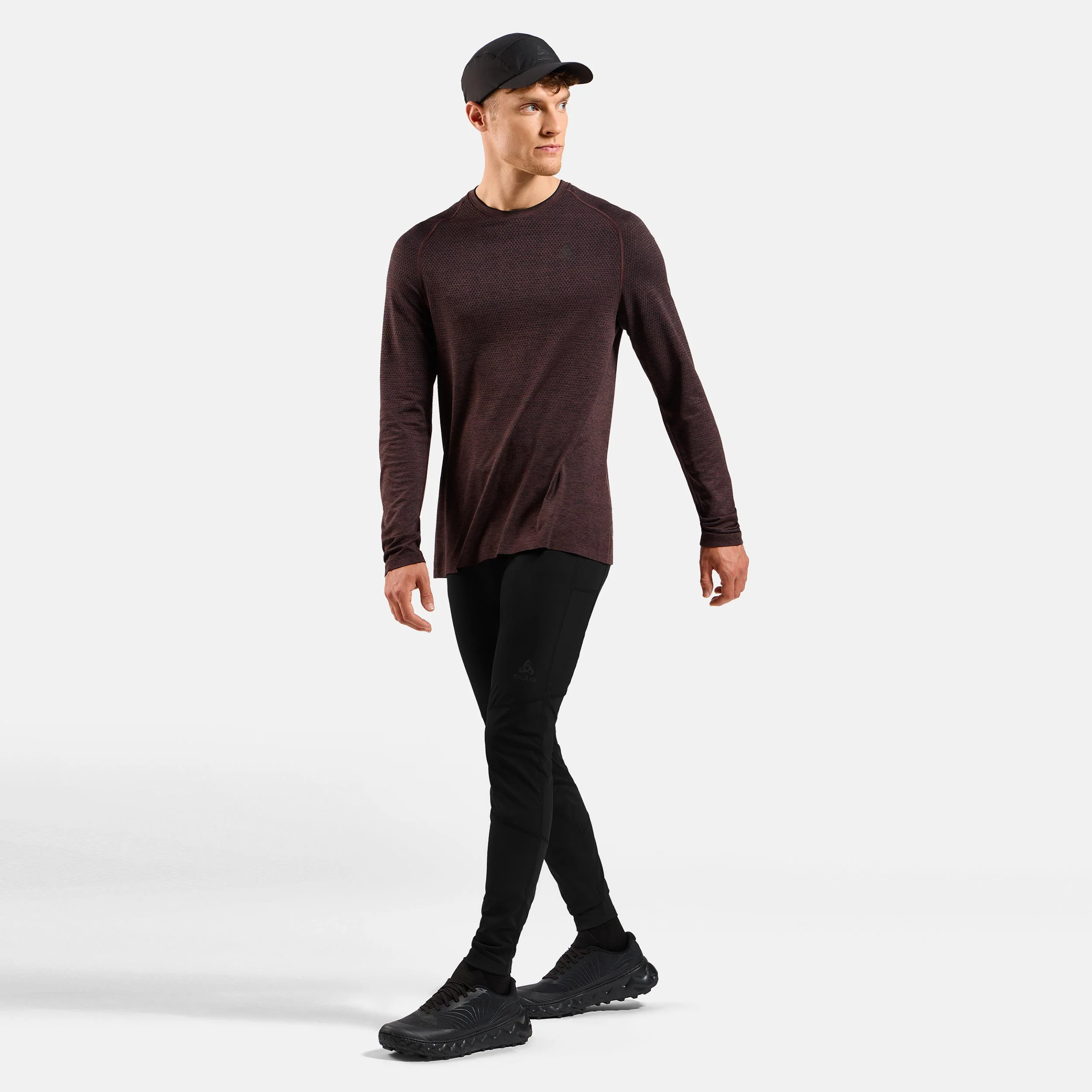 Zeroweight Warm Lauftight Herren-Schwarz - Image 5