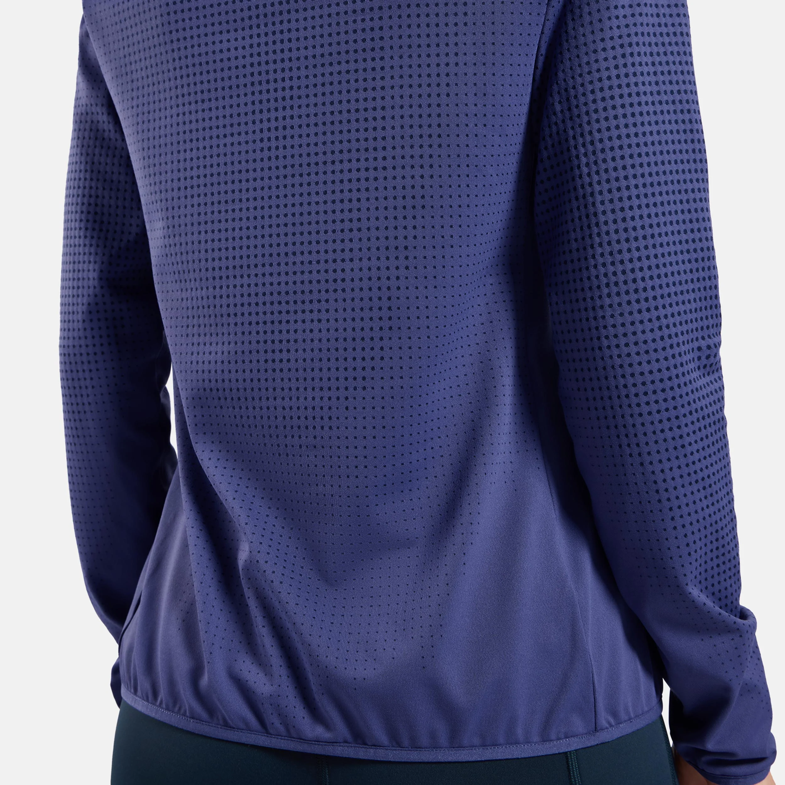 Zeroweight Warm Mid Layer 1/2 Zip Laufshirt Damen-Blau - Image 6