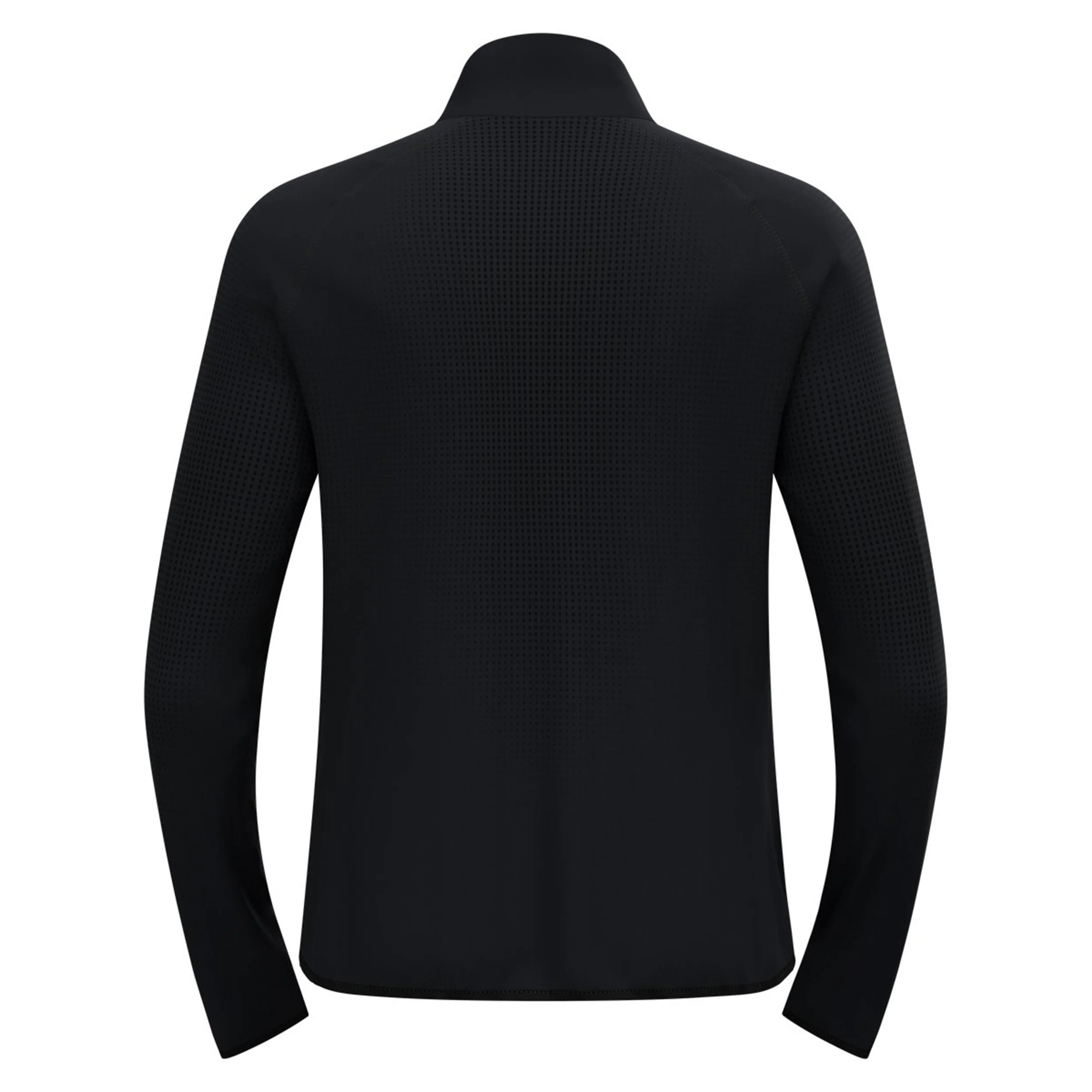 Zeroweight Warm Mid Layer 1/2 Zip Laufshirt Herren-Schwarz - Image 2
