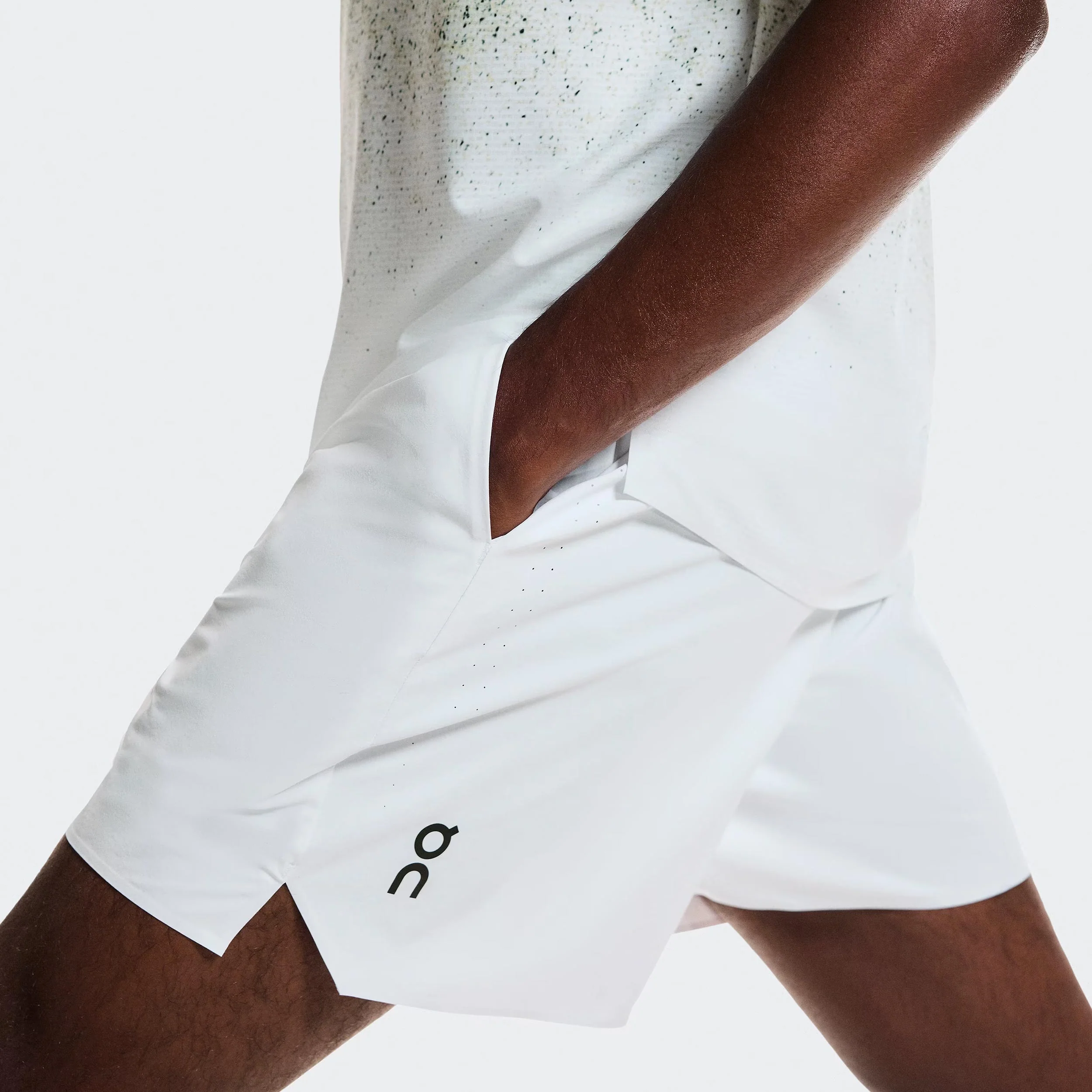 5" Court Fade Shorts Herren - grün, weiß - Image 6
