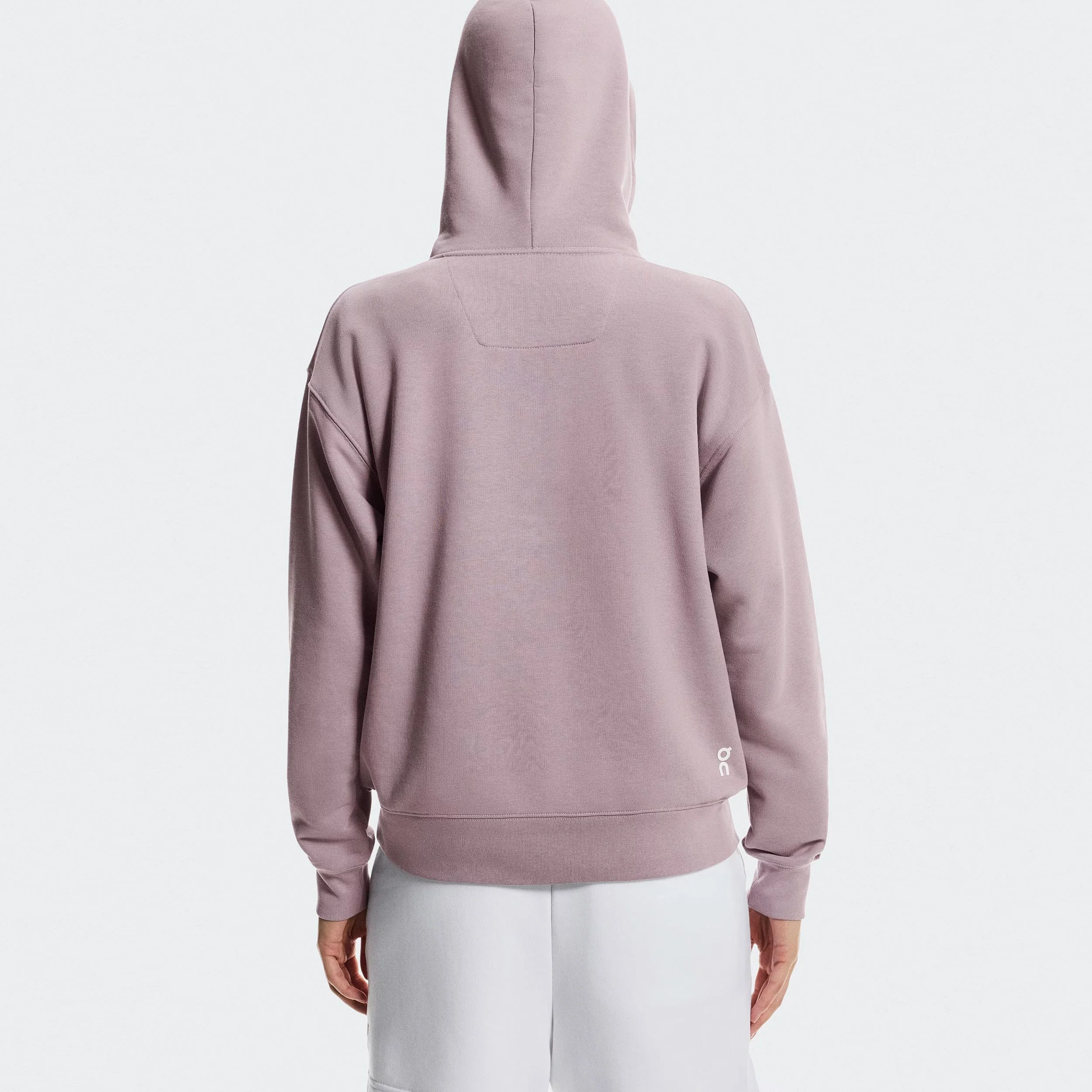 Club Hoody Damen - mauve, weiß - Image 4