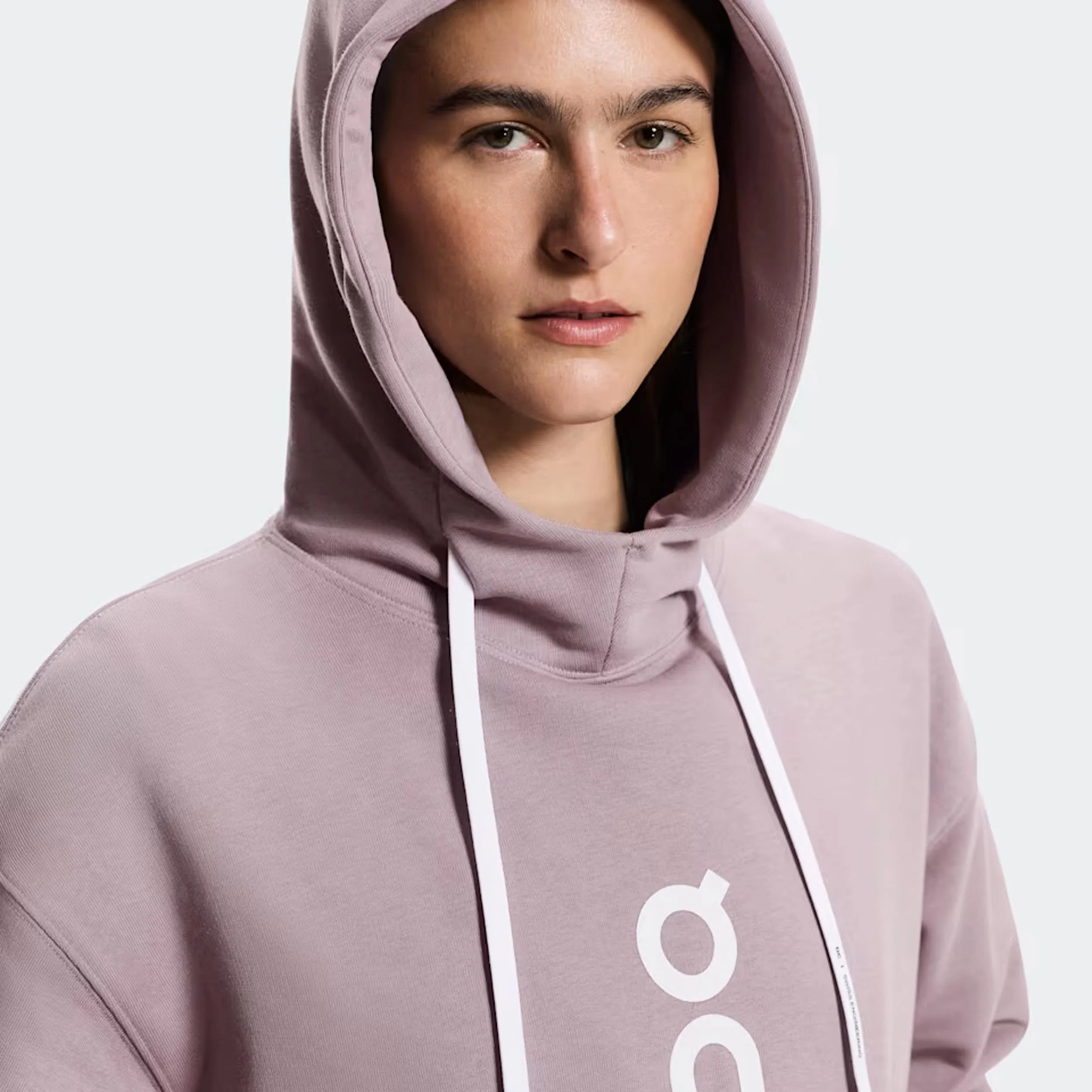 Club Hoody Damen - mauve, weiß - Image 5