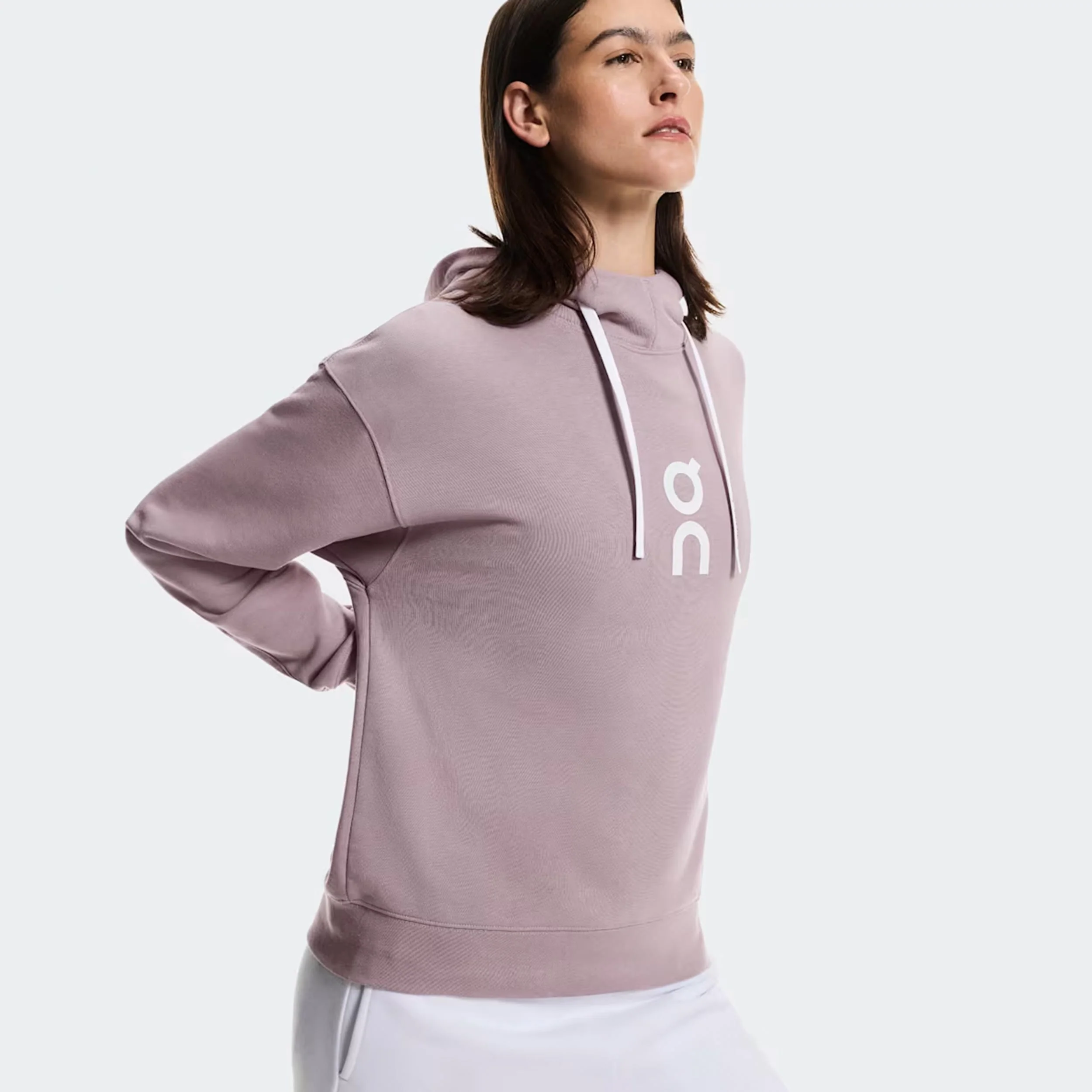 Club Hoody Damen - mauve, weiß - Image 8