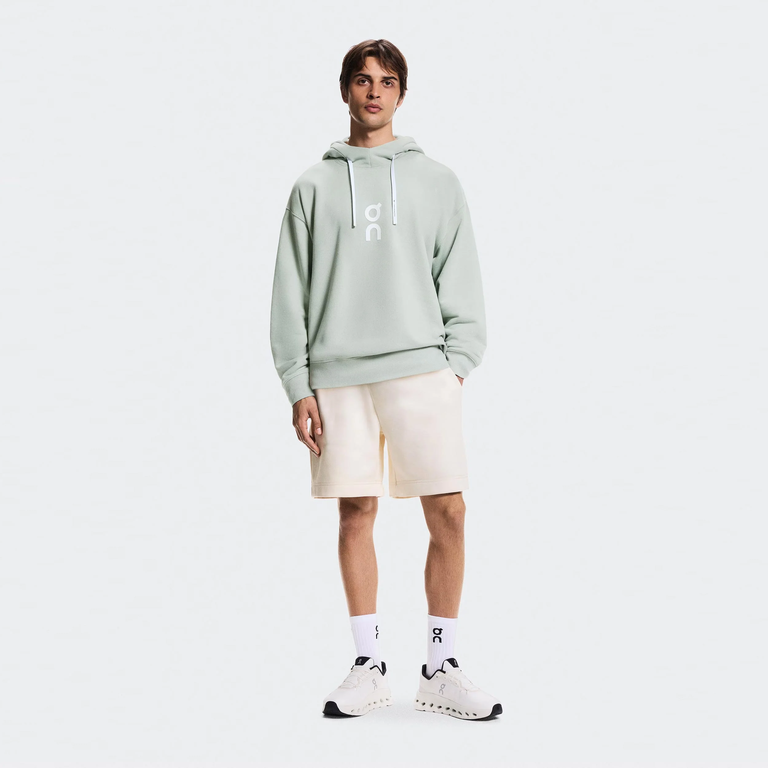 Club Hoody Herren - mint, weiß - Image 2