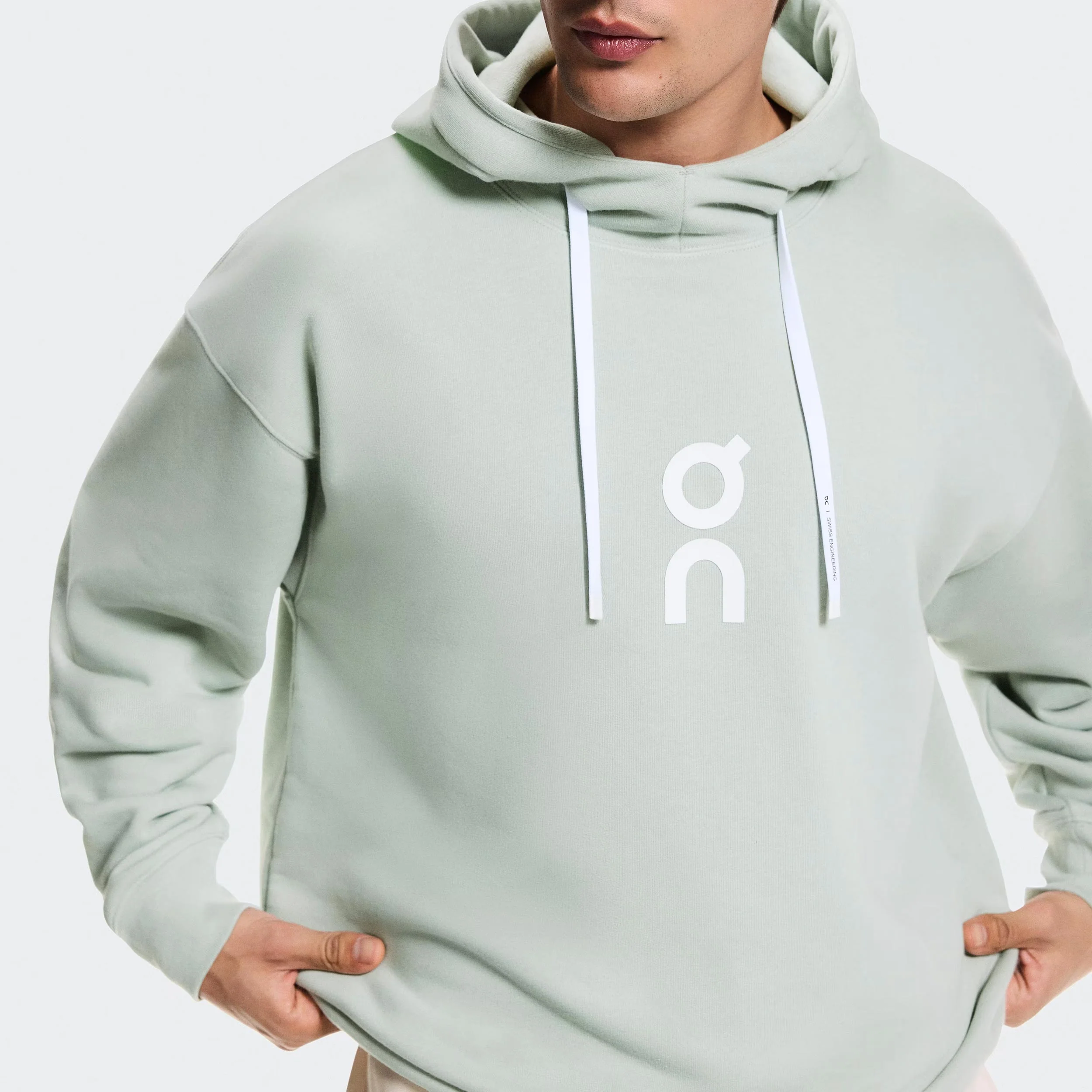 Club Hoody Herren - mint, weiß - Image 4
