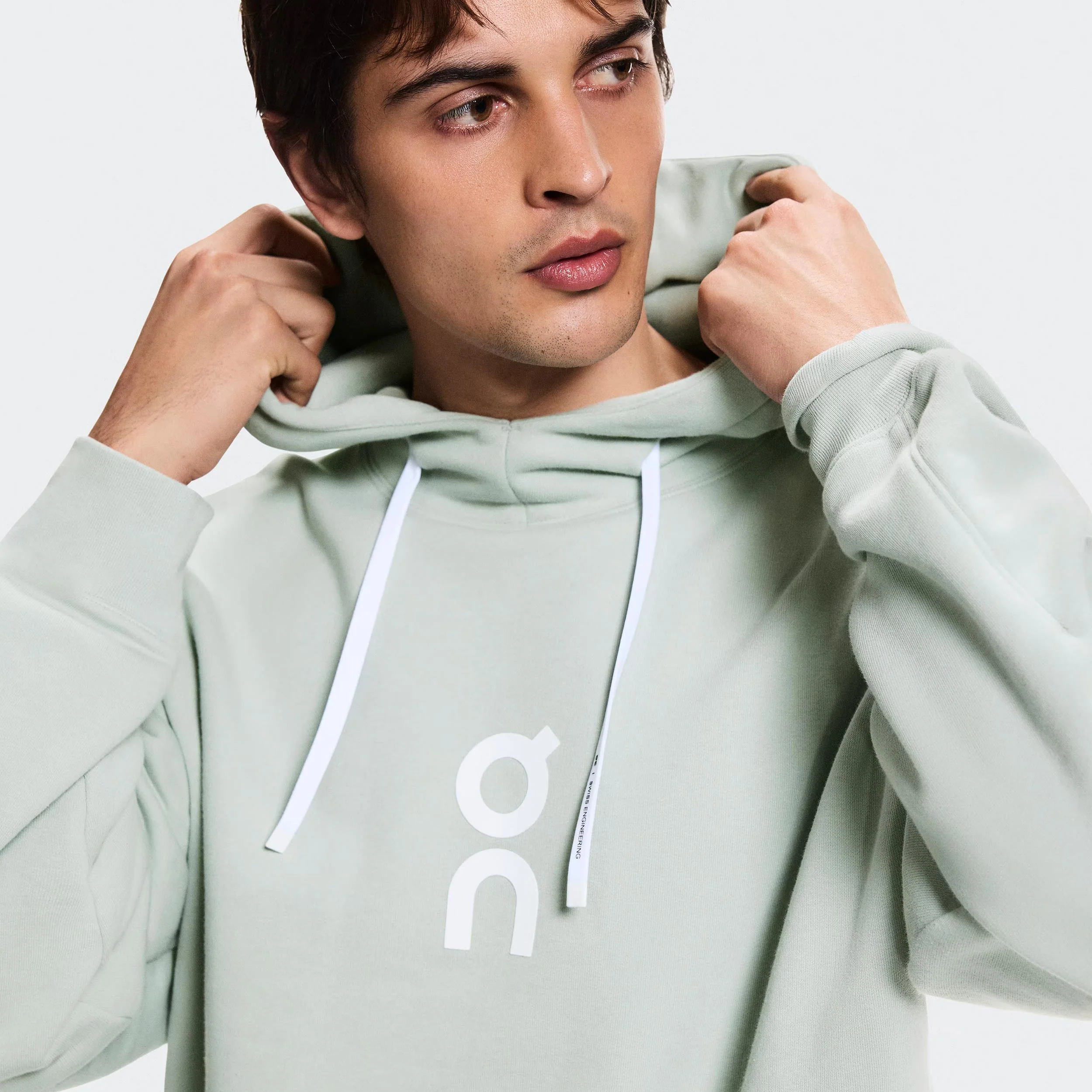 Club Hoody Herren - mint, weiß - Image 7