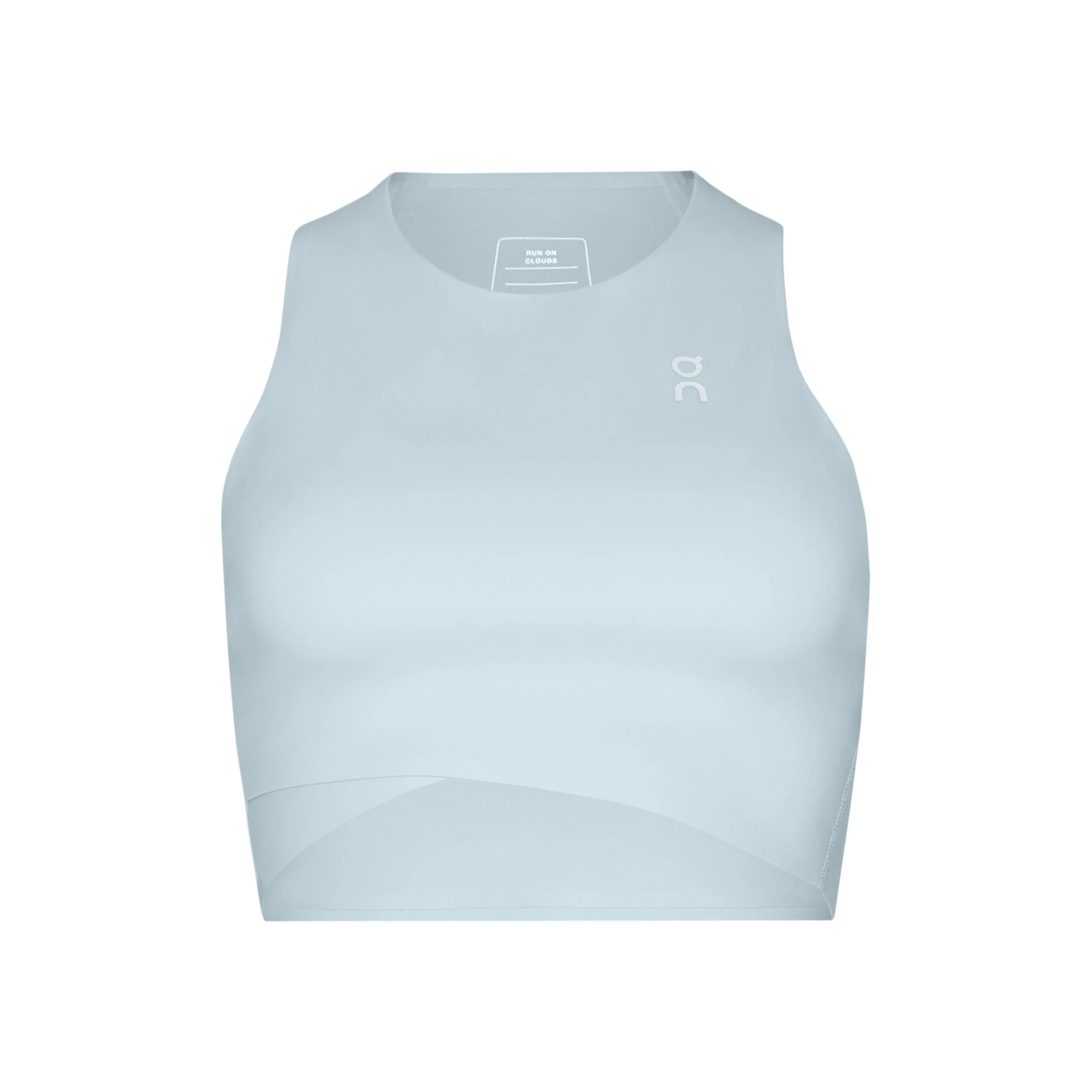 Court Crop Tank-Top Damen-Blaugrau