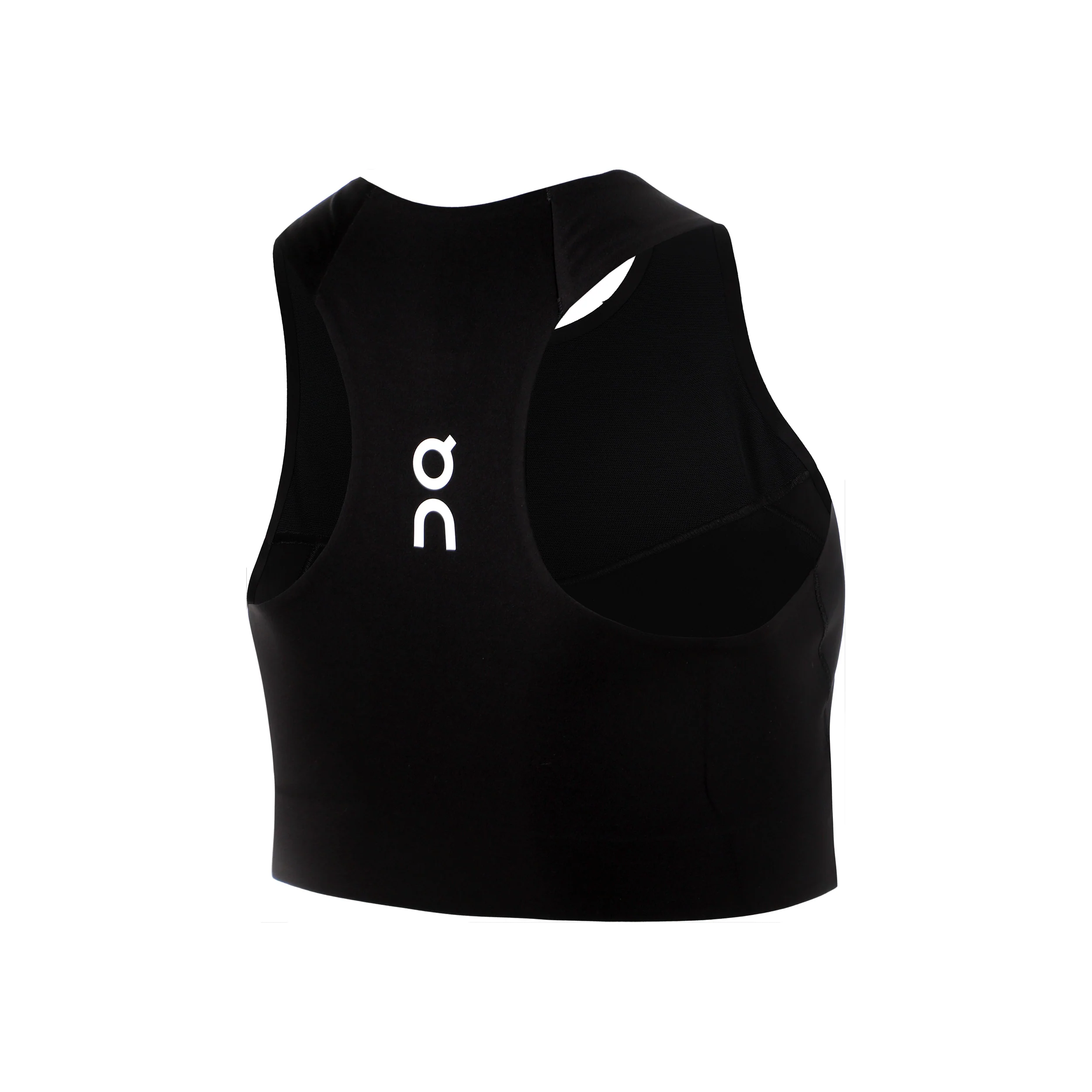 Court Crop Tank-Top Damen-Schwarz - Image 2