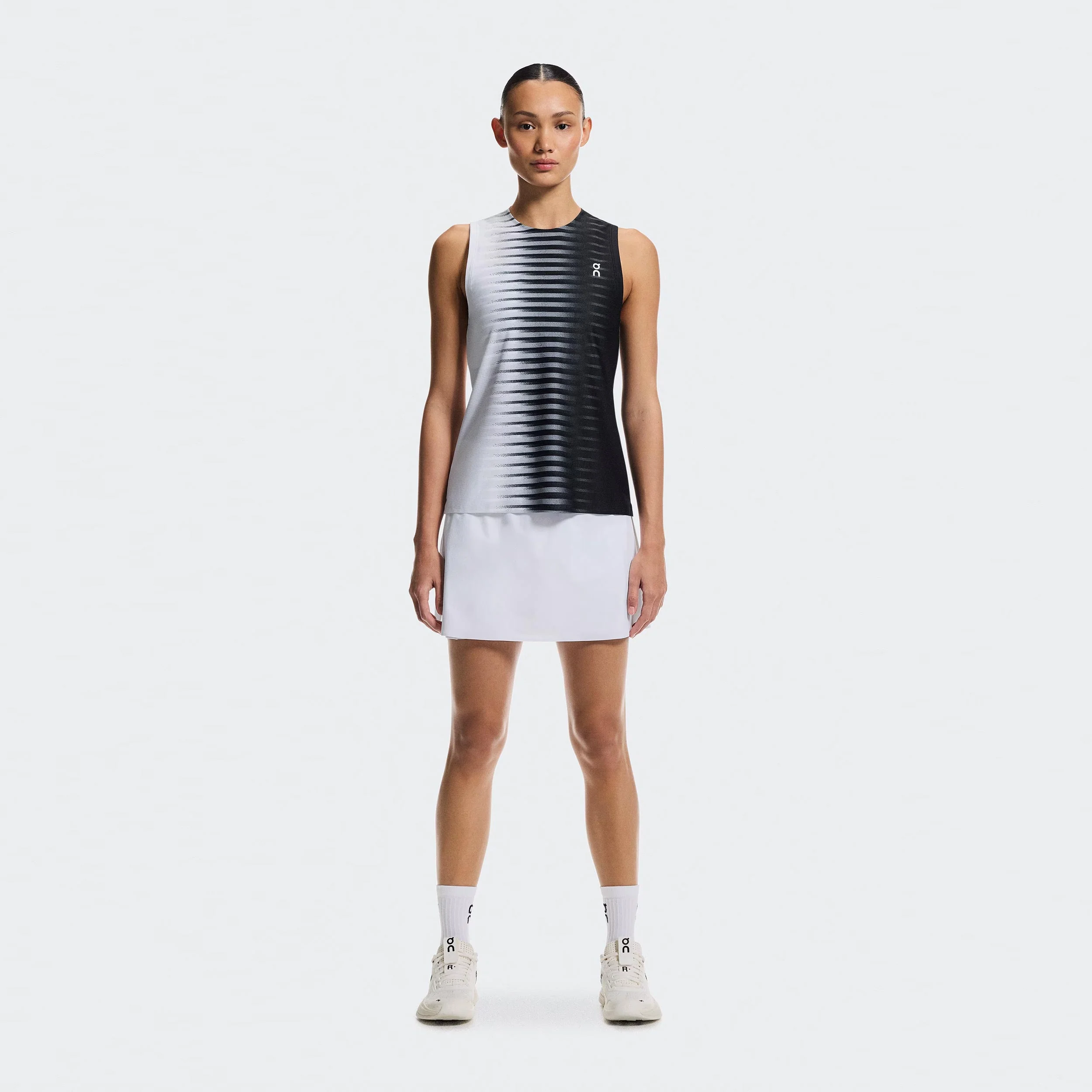 Court  Edge Tank-Top Damen - schwarz, weiß - Image 2