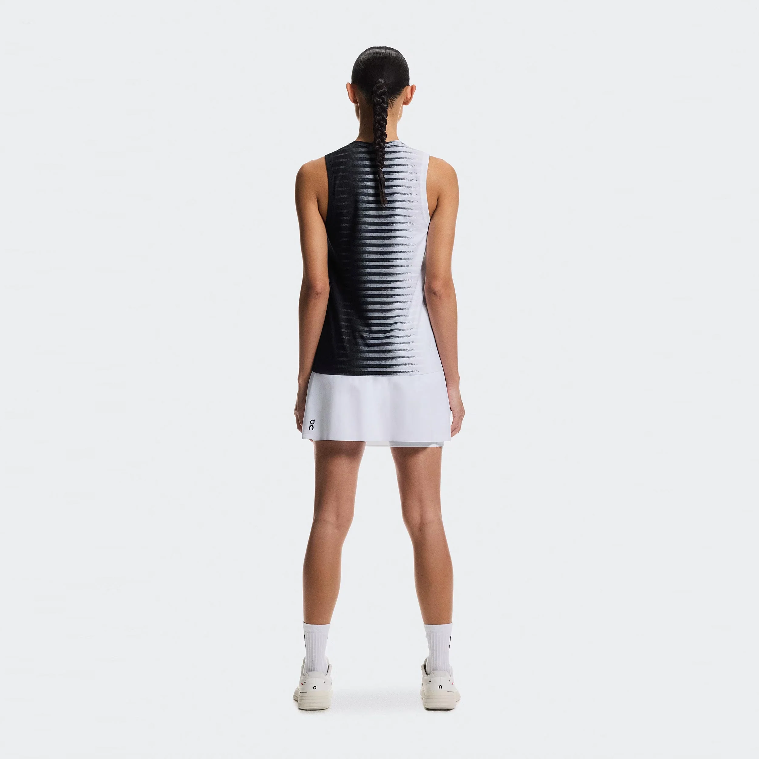 Court  Edge Tank-Top Damen - schwarz, weiß - Image 3