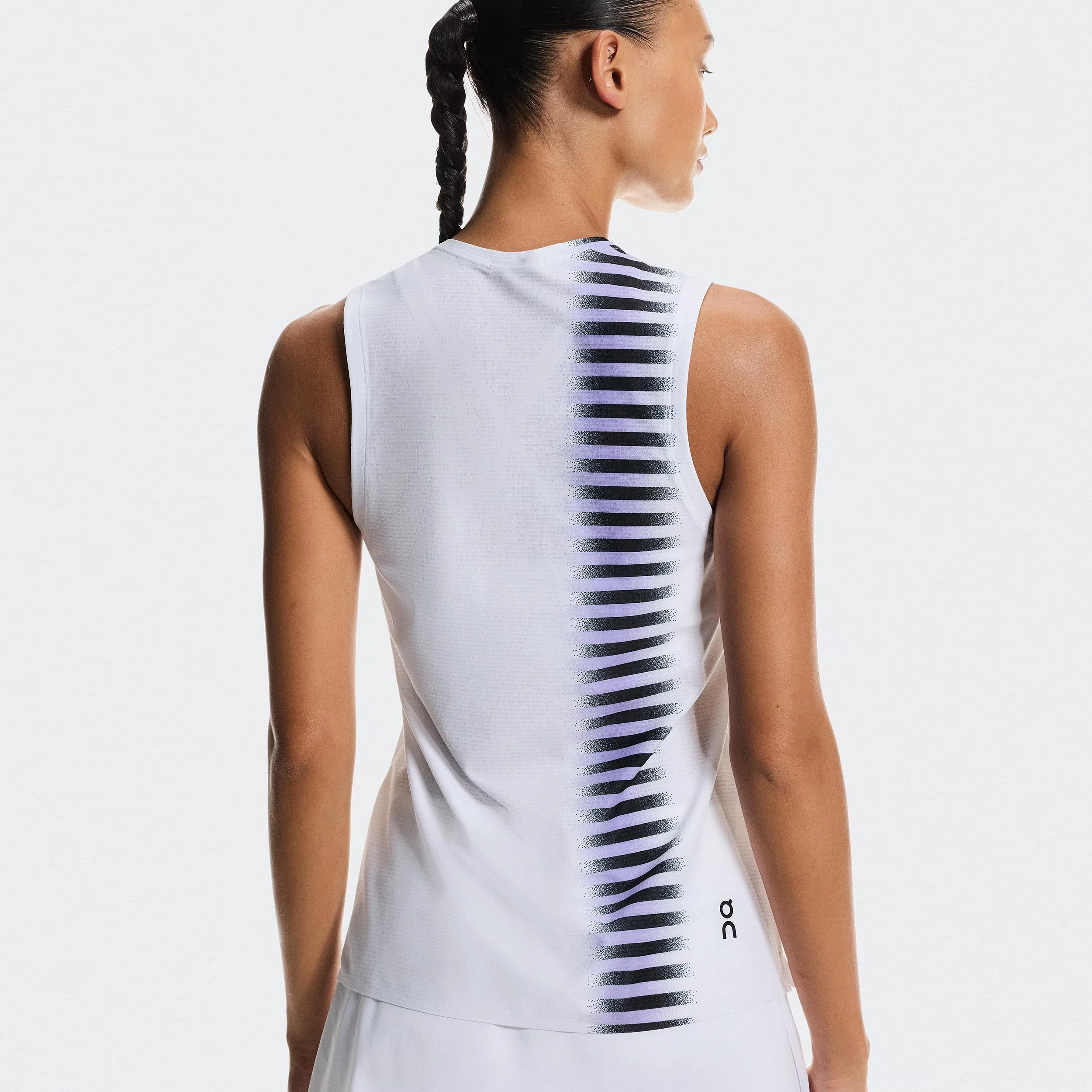 Court  Edge Tank-Top Damen - weiß, schwarz - Image 2